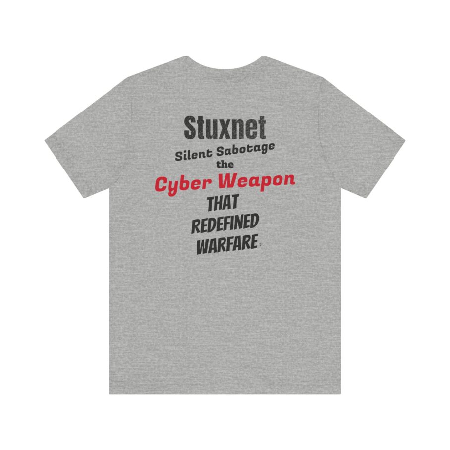 Stuxnet Silent Sabotage T-Shirt TYP035 – Back