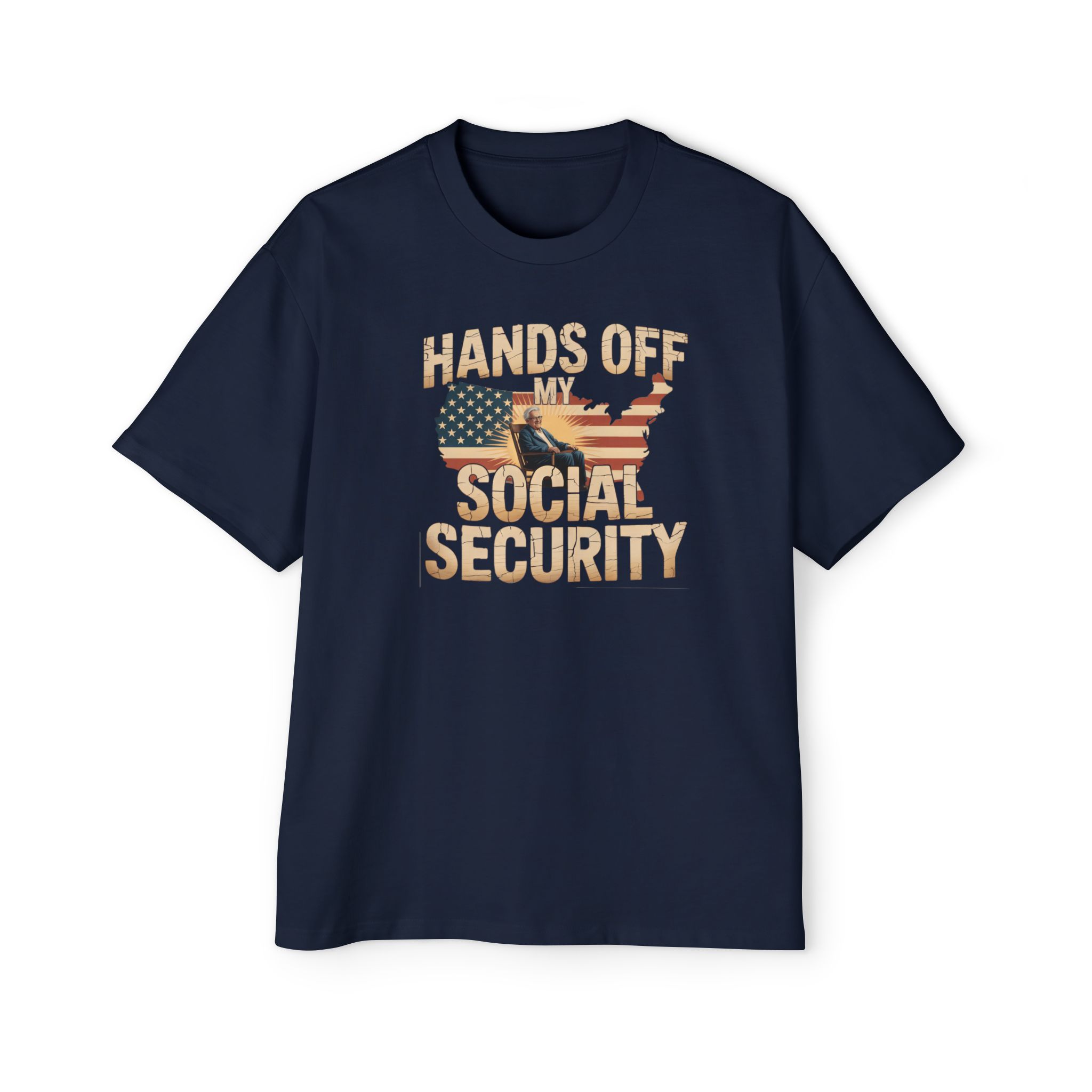 Hands Off My Social Security Oversized Tee