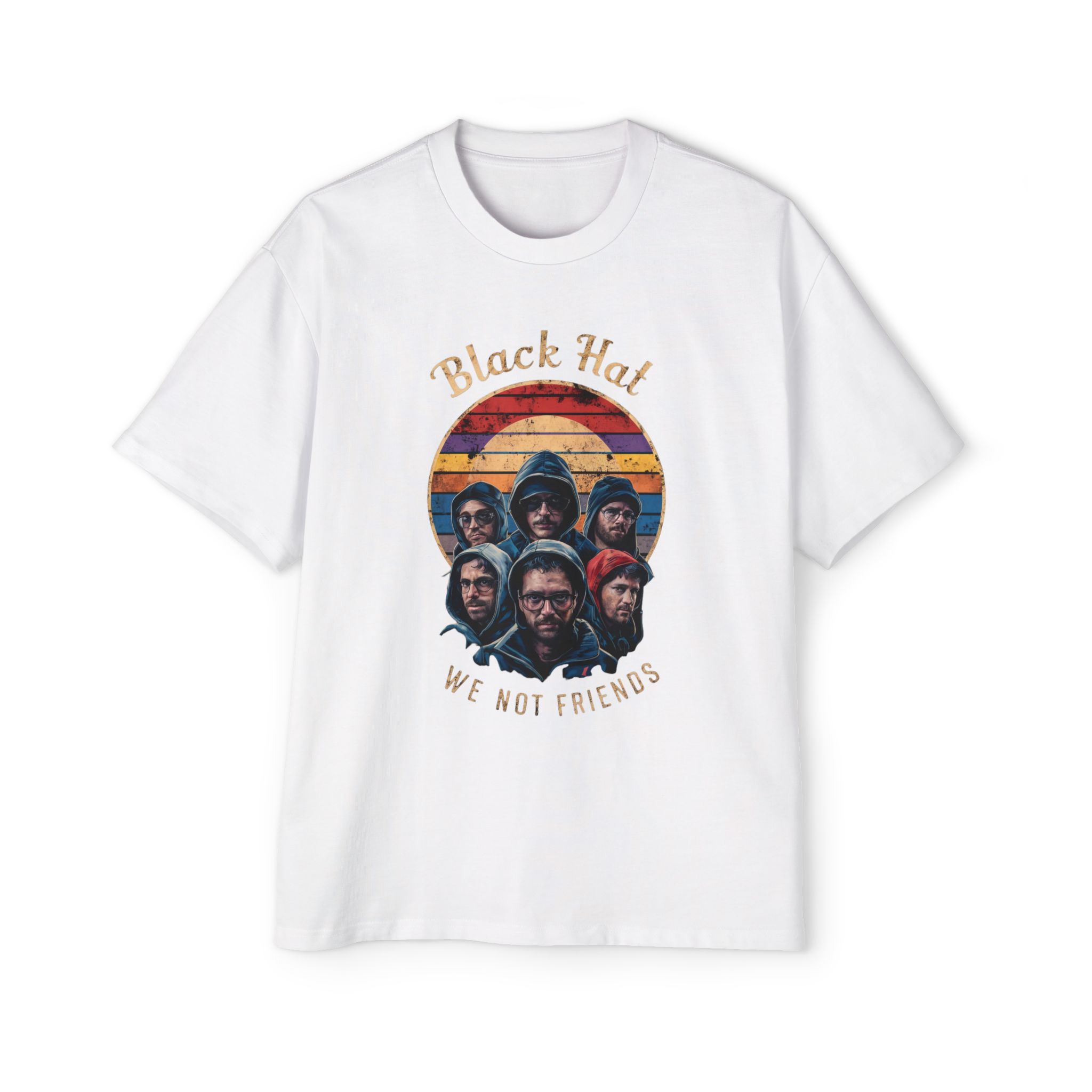 Black Hat – We Not Friends Oversized Tee