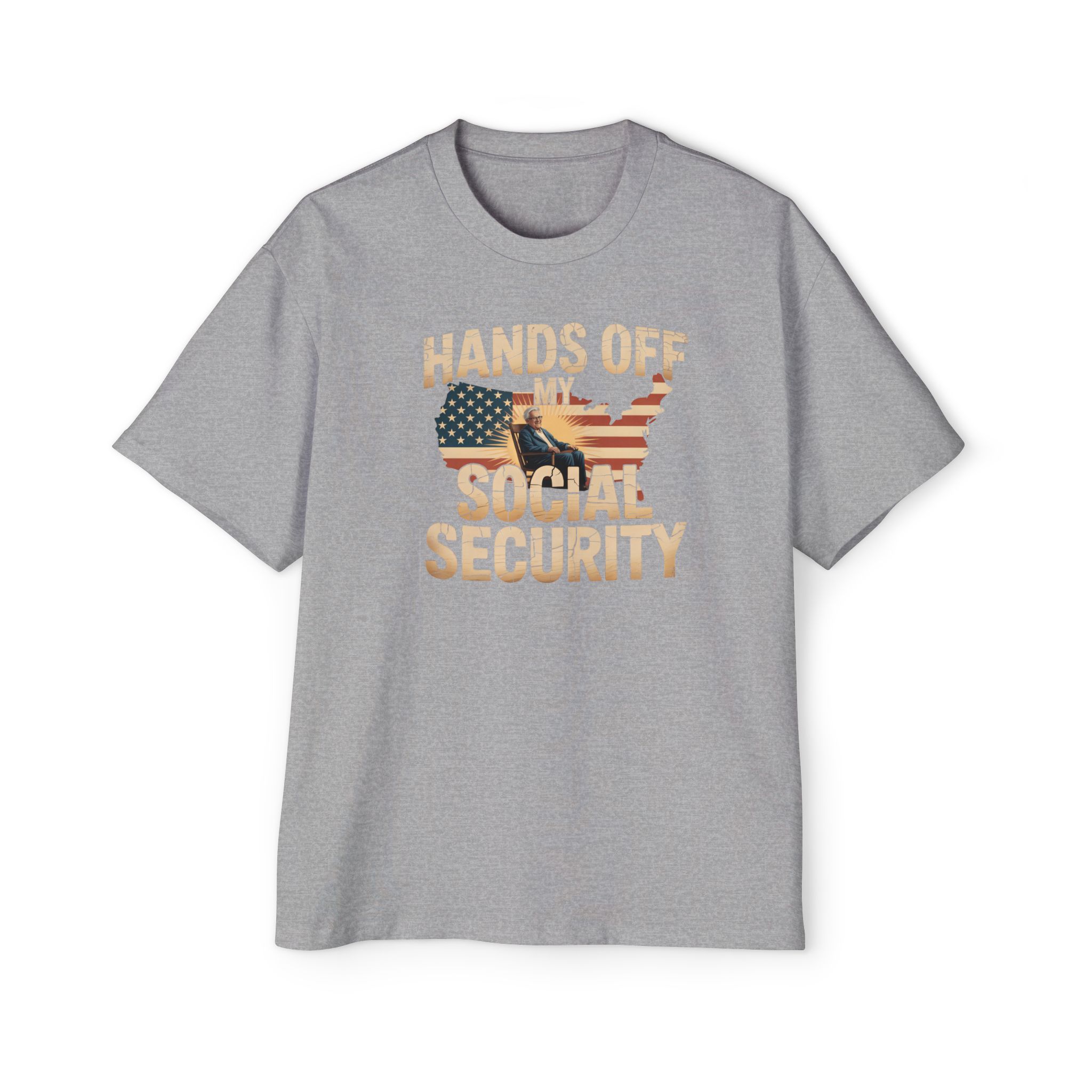 Hands Off My Social Security Oversized Tee