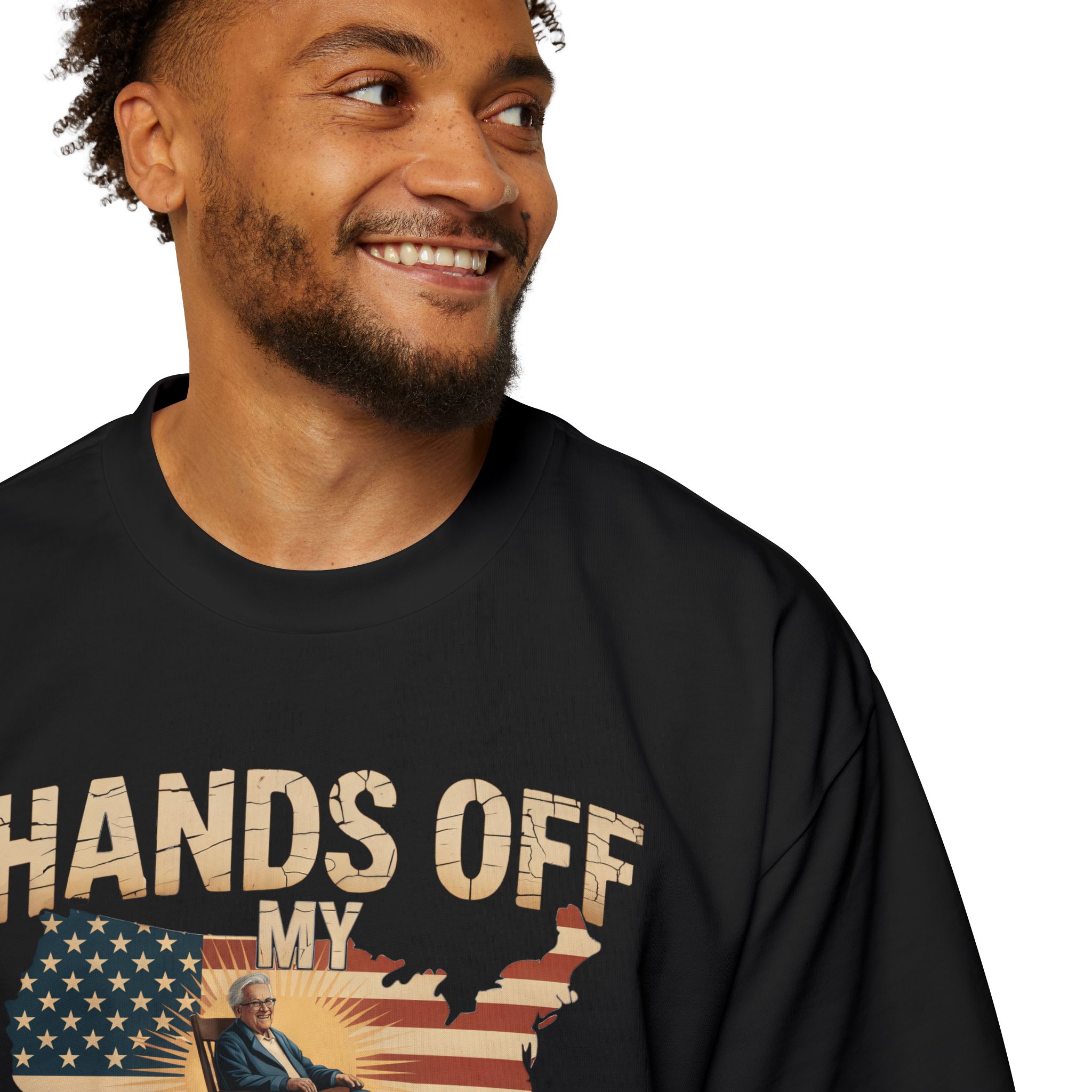 Hands Off My Social Security Oversized Tee