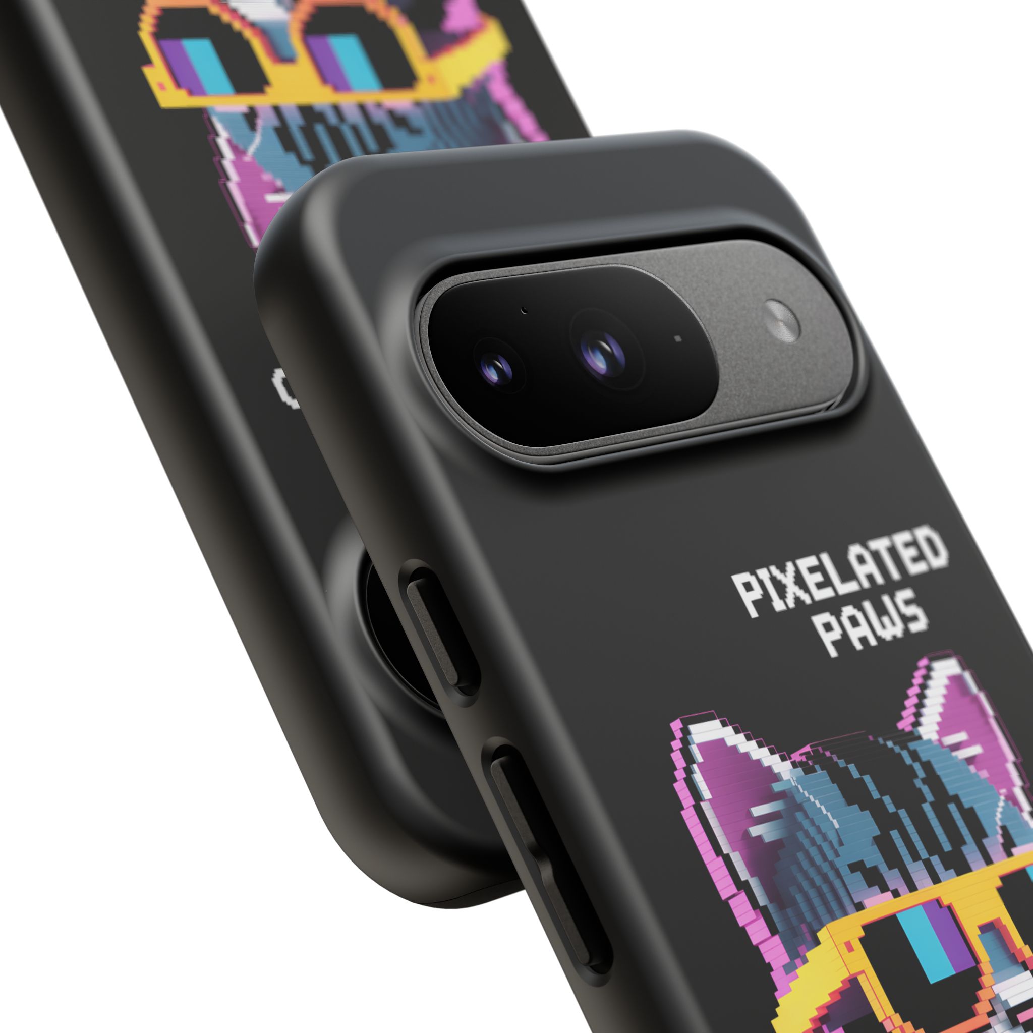 15041111781195933998_2048.jpeg Pixelated Paws Tough Phone Case