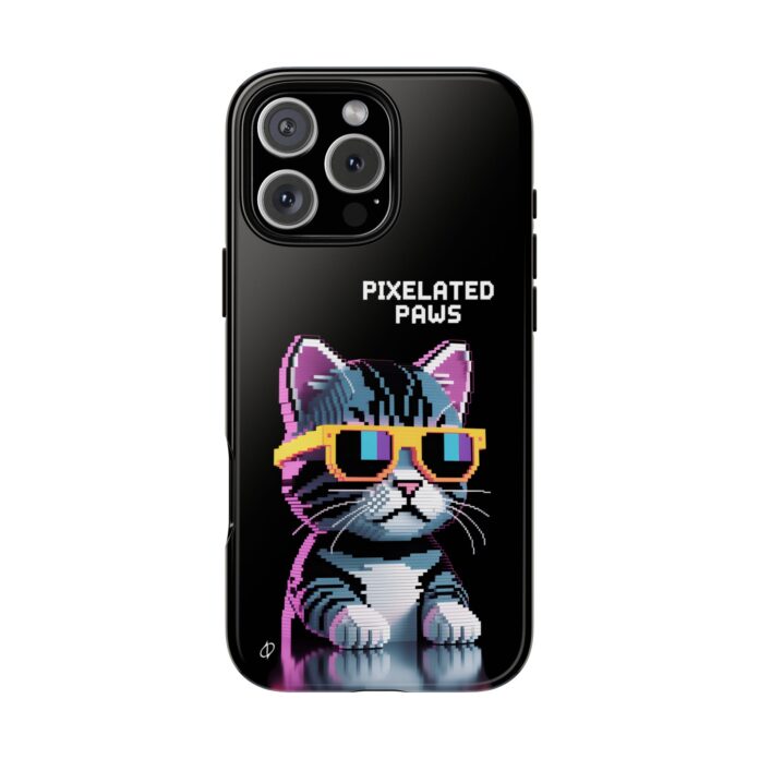 Pixelated Paws Tough Phone Case