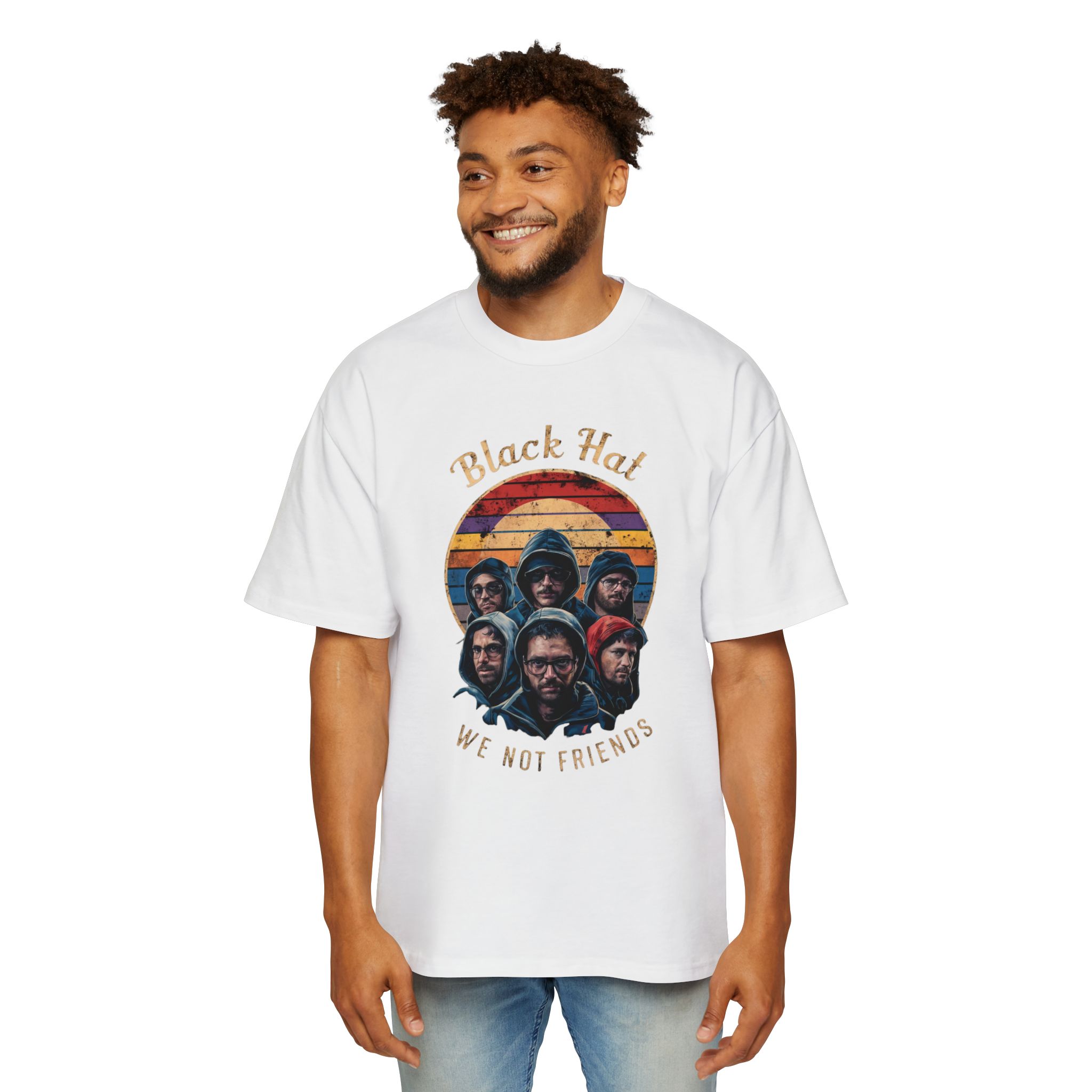 Black Hat – We Not Friends Oversized Tee