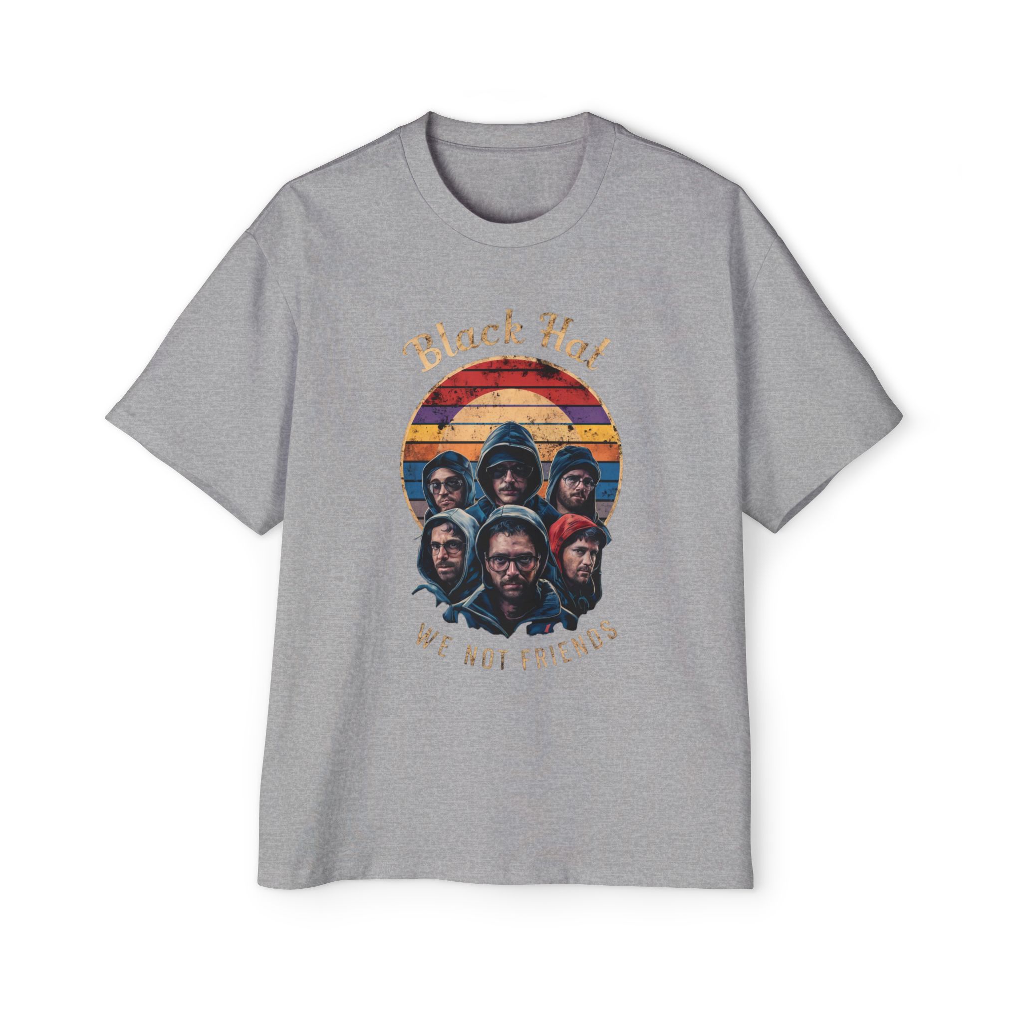 Black Hat – We Not Friends Oversized Tee