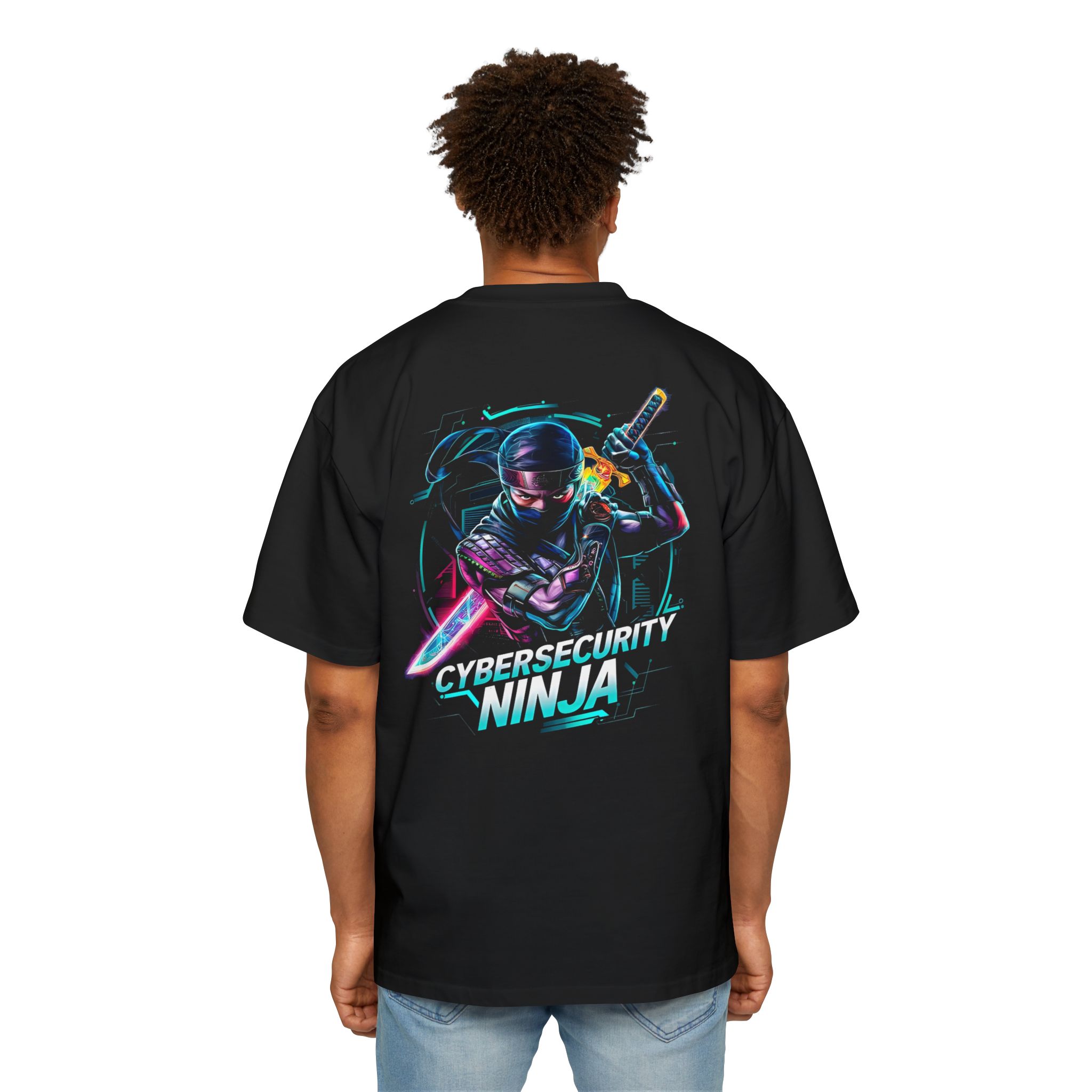 Cybersecurity Ninja Oversized Tee