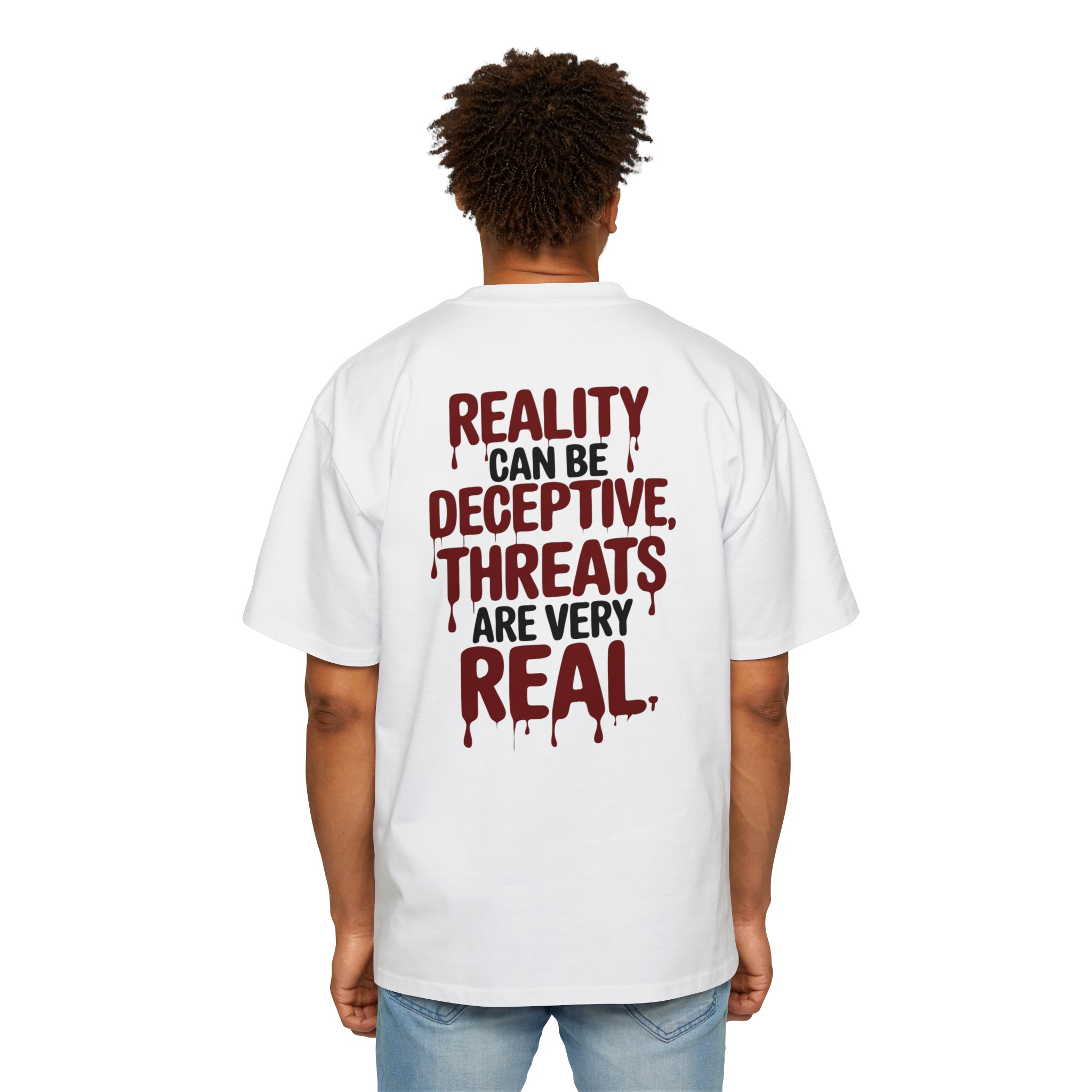 6331690189513919113_2048.jpeg Reality Can Be Deceptive Men’s Oversized Tee