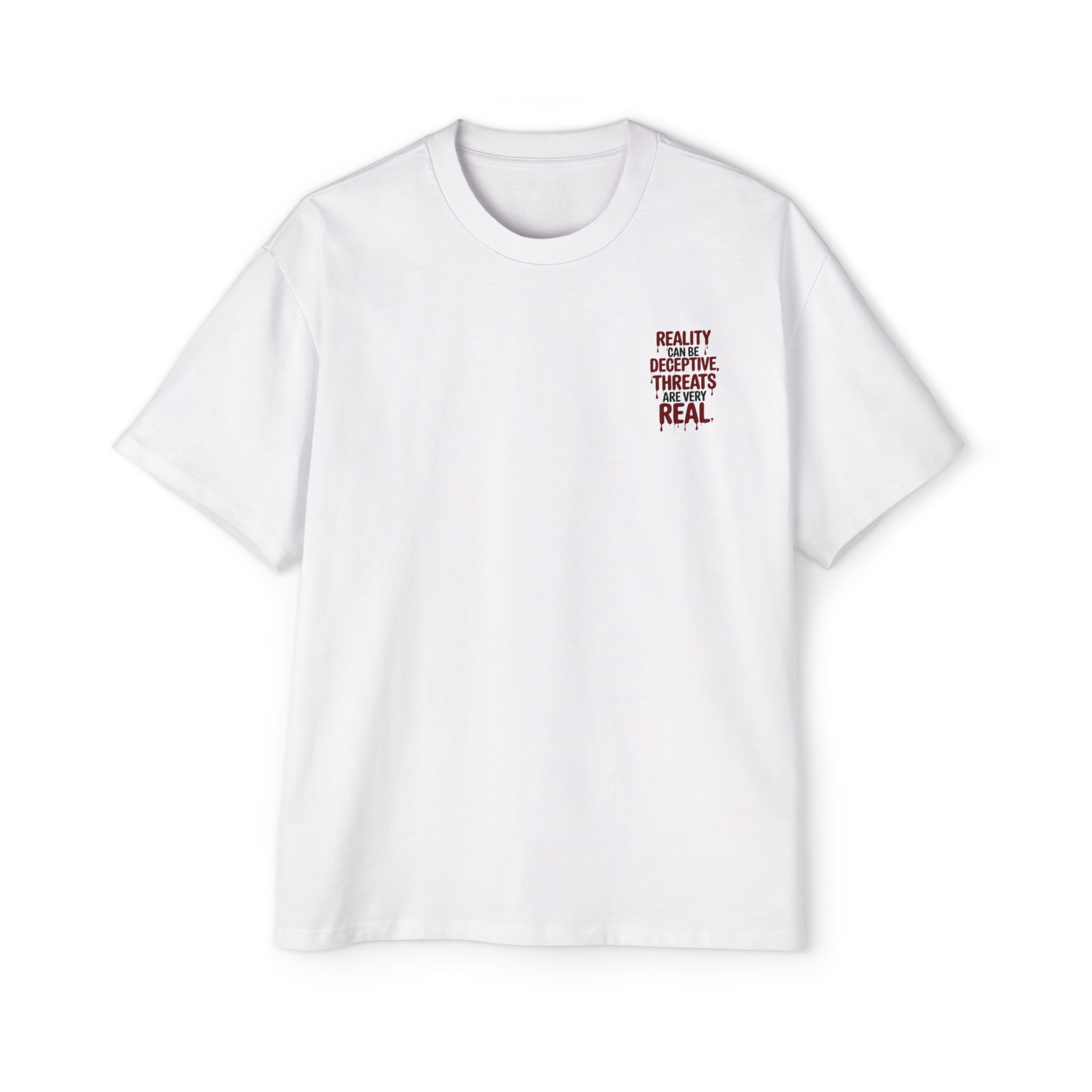 9355537264400033340_2048.jpeg Reality Can Be Deceptive Men’s Oversized Tee