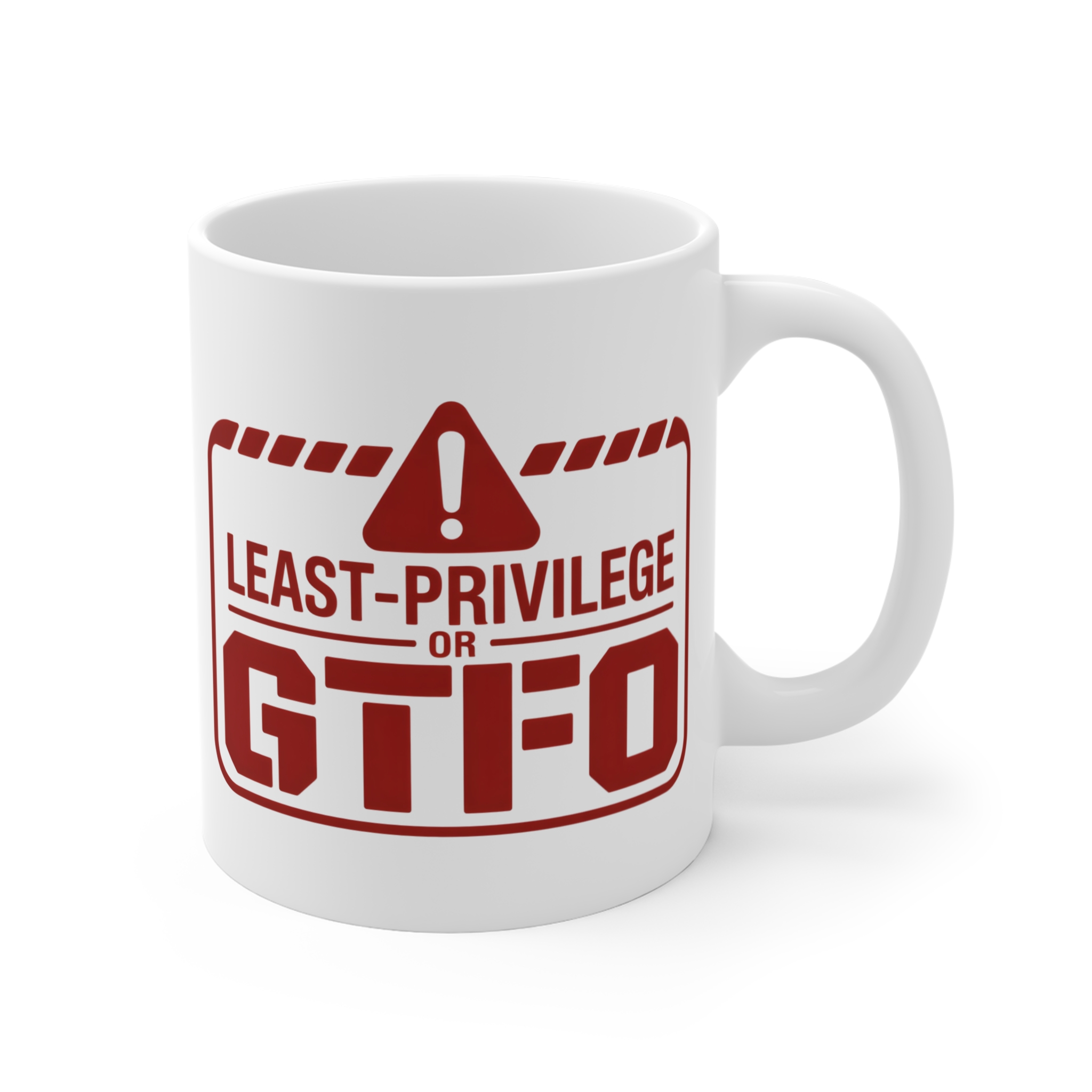 Least-Privilege OR GTFO Cybersecurity Coffee Mug