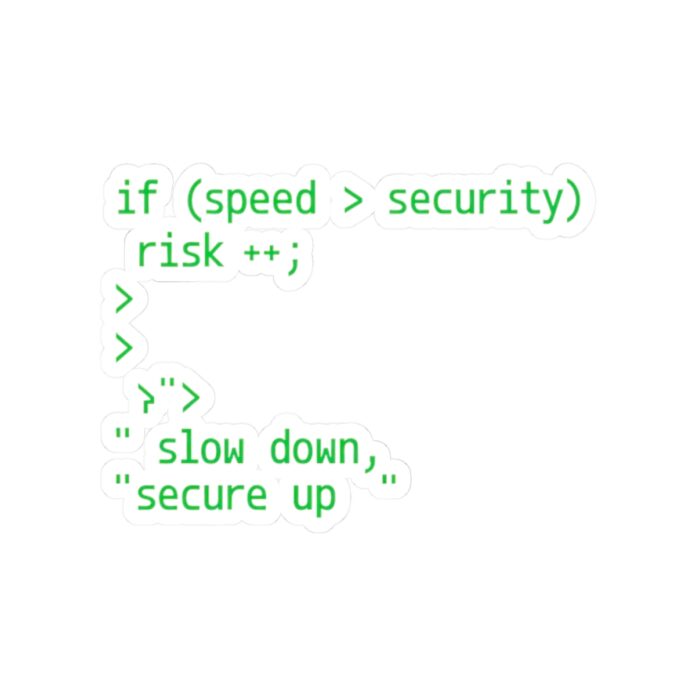 Code-Inspired Cybersecurity Identity Sticker