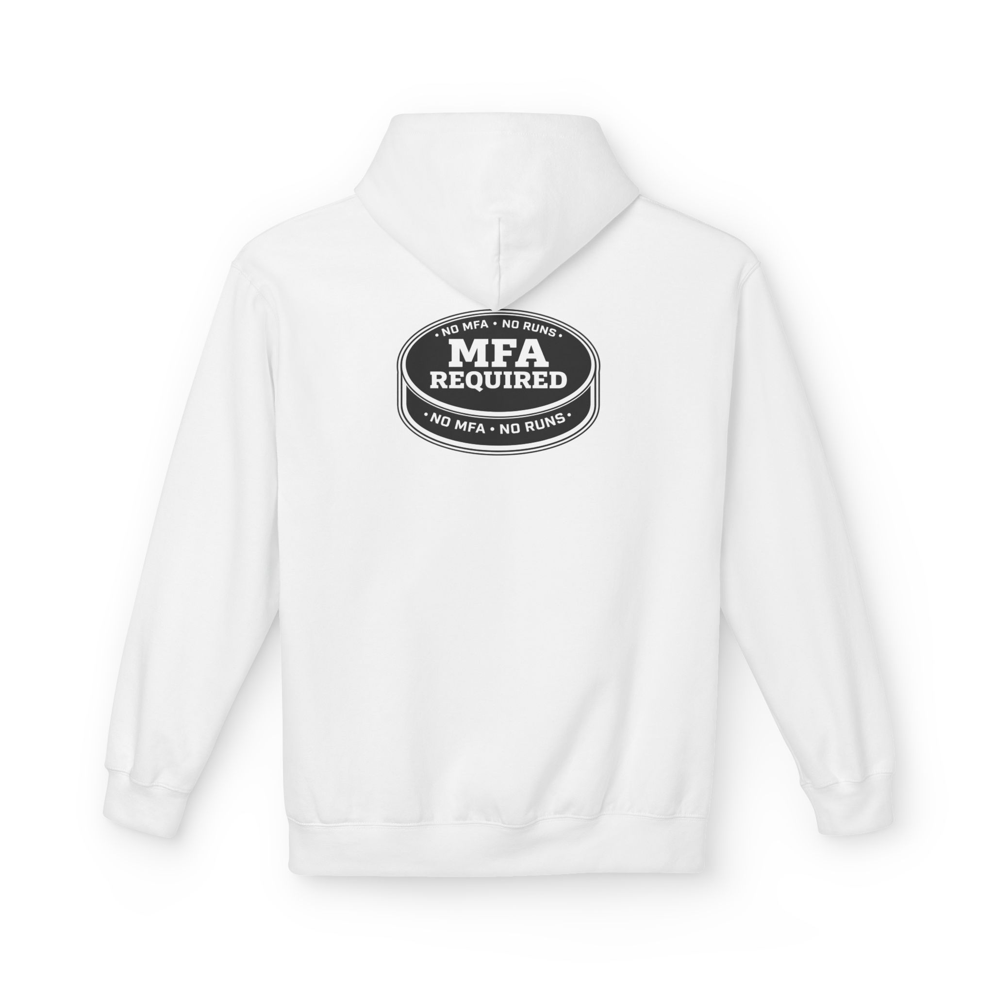 MFA Required Softstyle Hoodie | No MFA No Runs Cybersecurity Winter Streetwear
