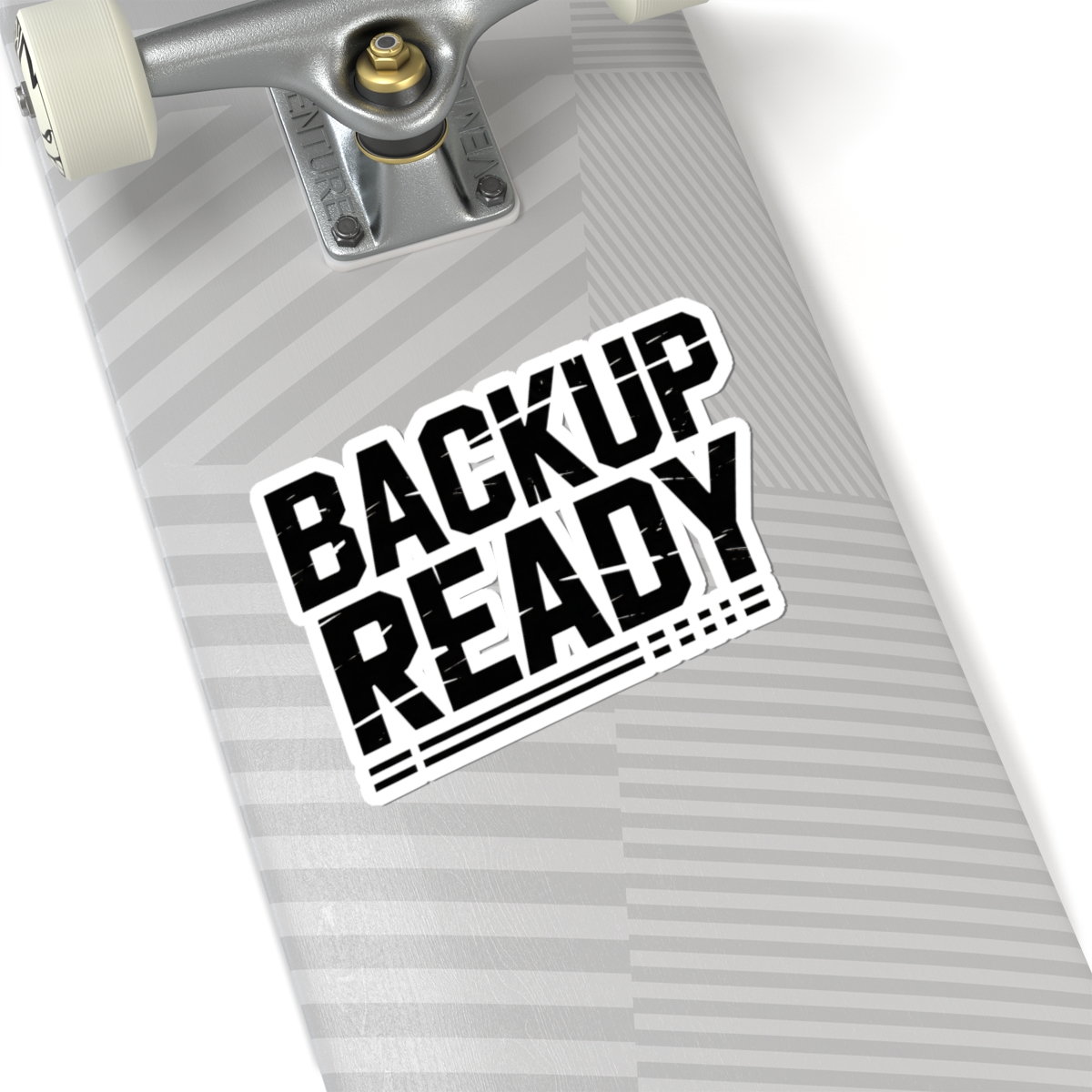 BACKUP READY Distressed Cybersecurity Sticker