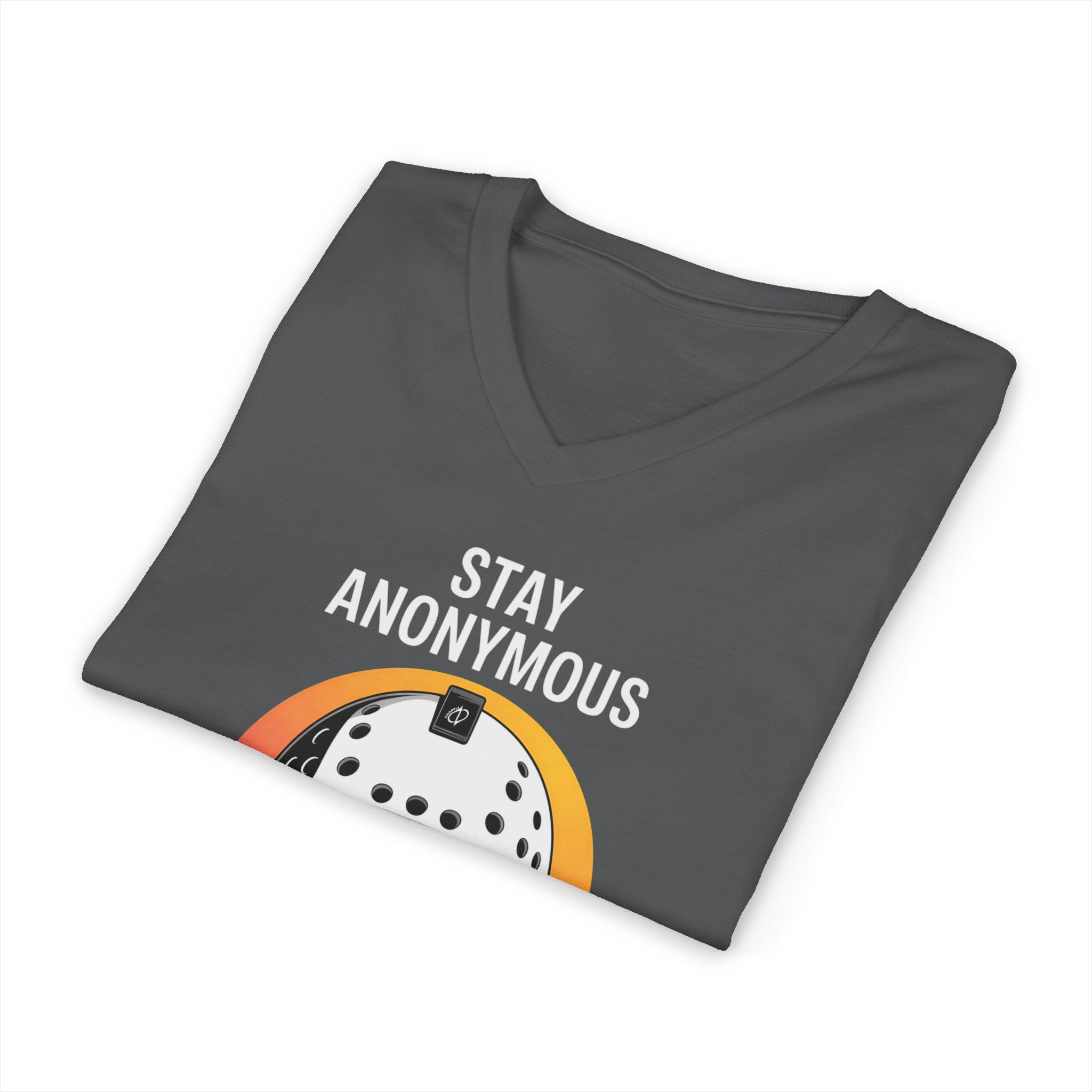 Stay Anonymous Mask V-Neck Tee