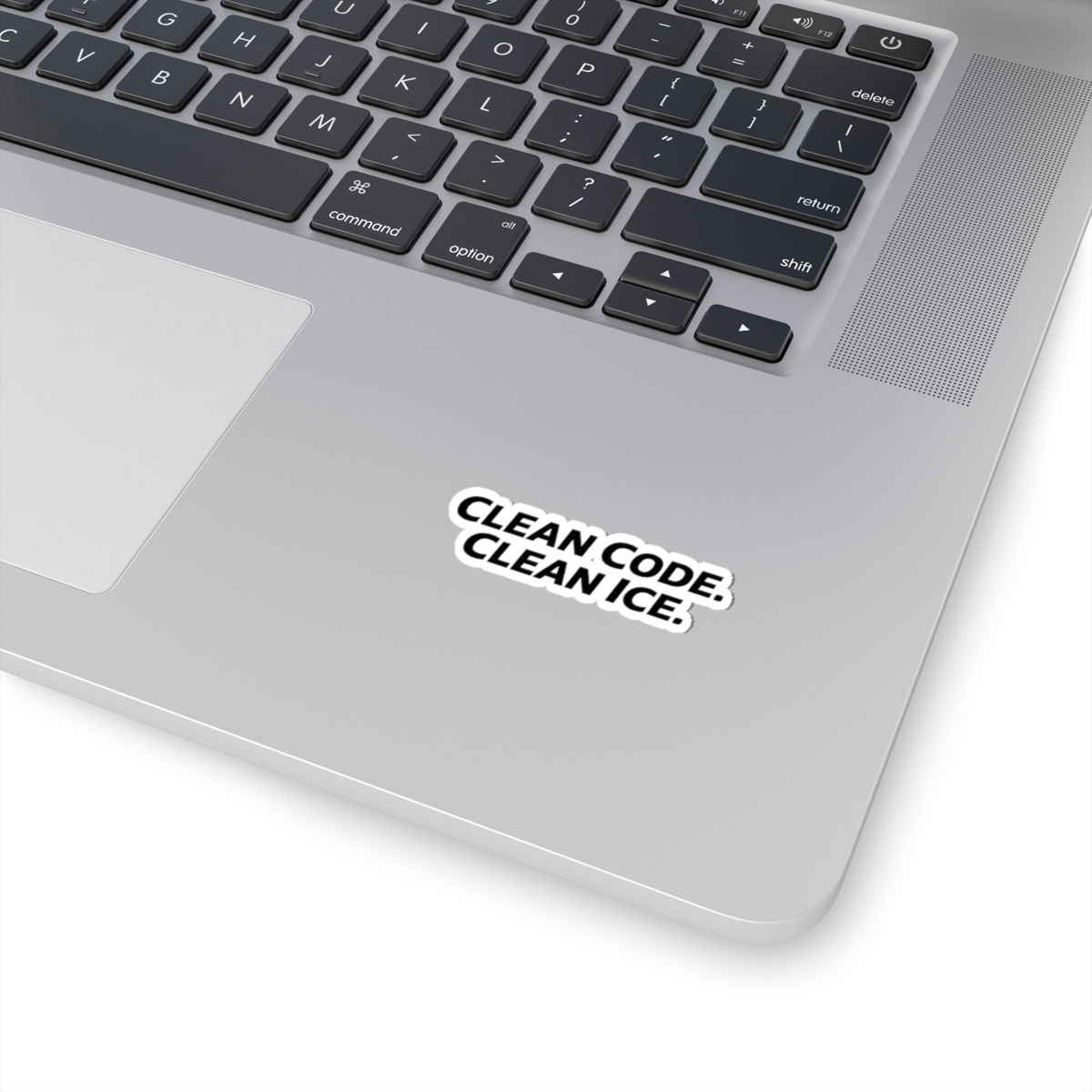 CLEAN CODE. CLEAN ICE. Sticker