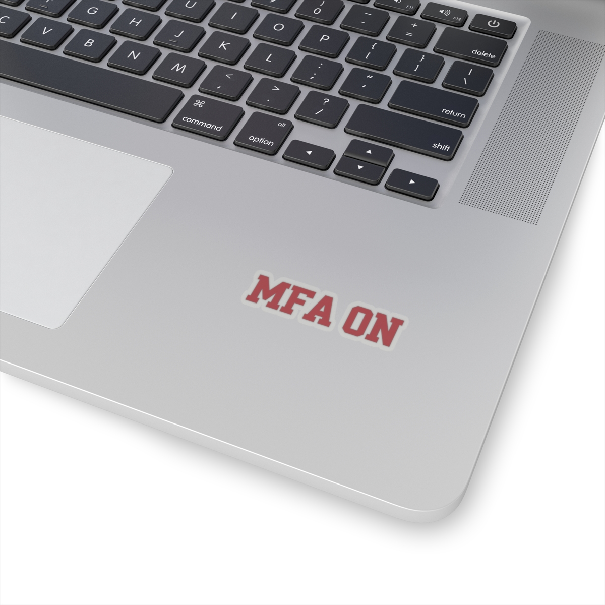 MFA ON Cybersecurity Sticker