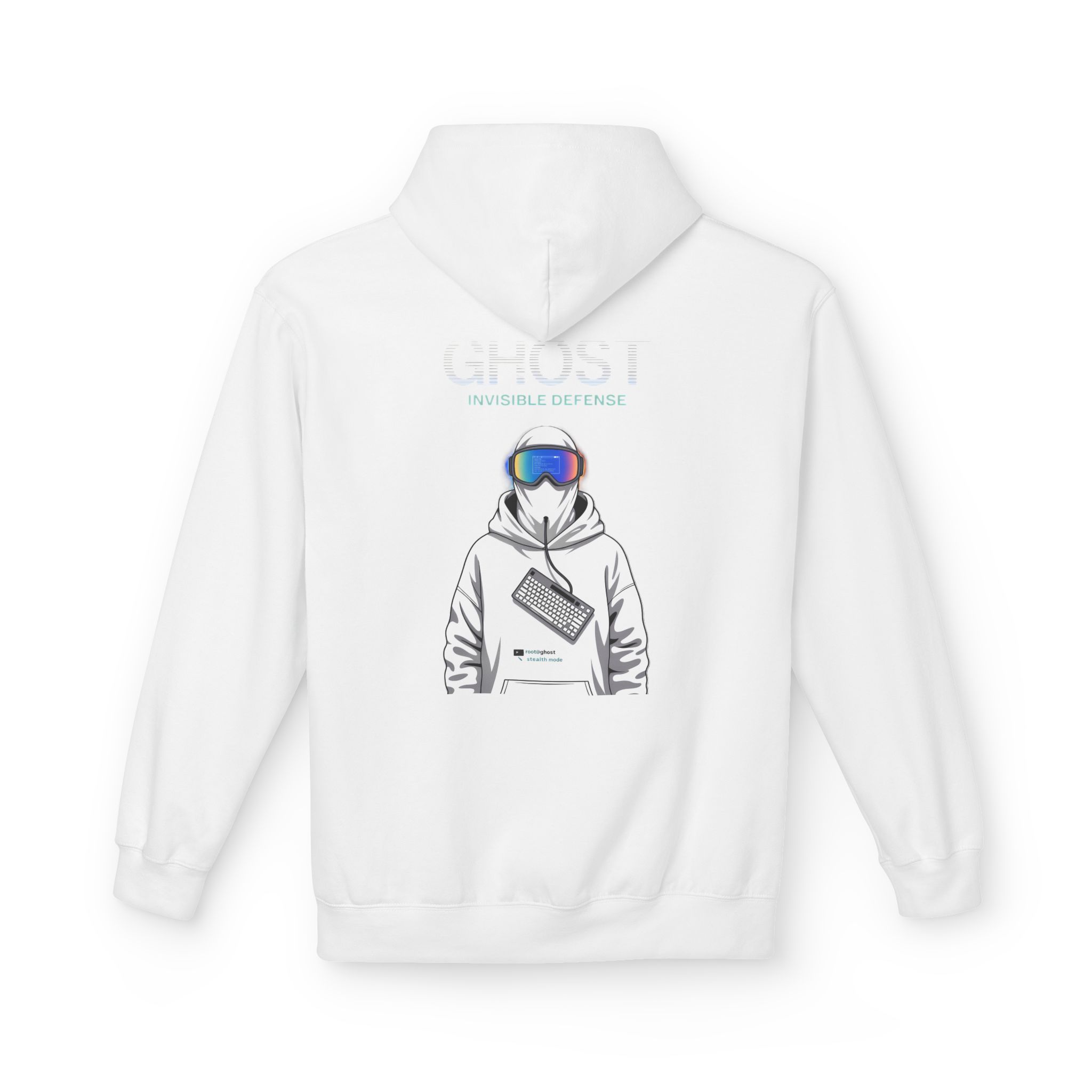 Ghost Invisible Defense Hacker Softstyle Hoodie