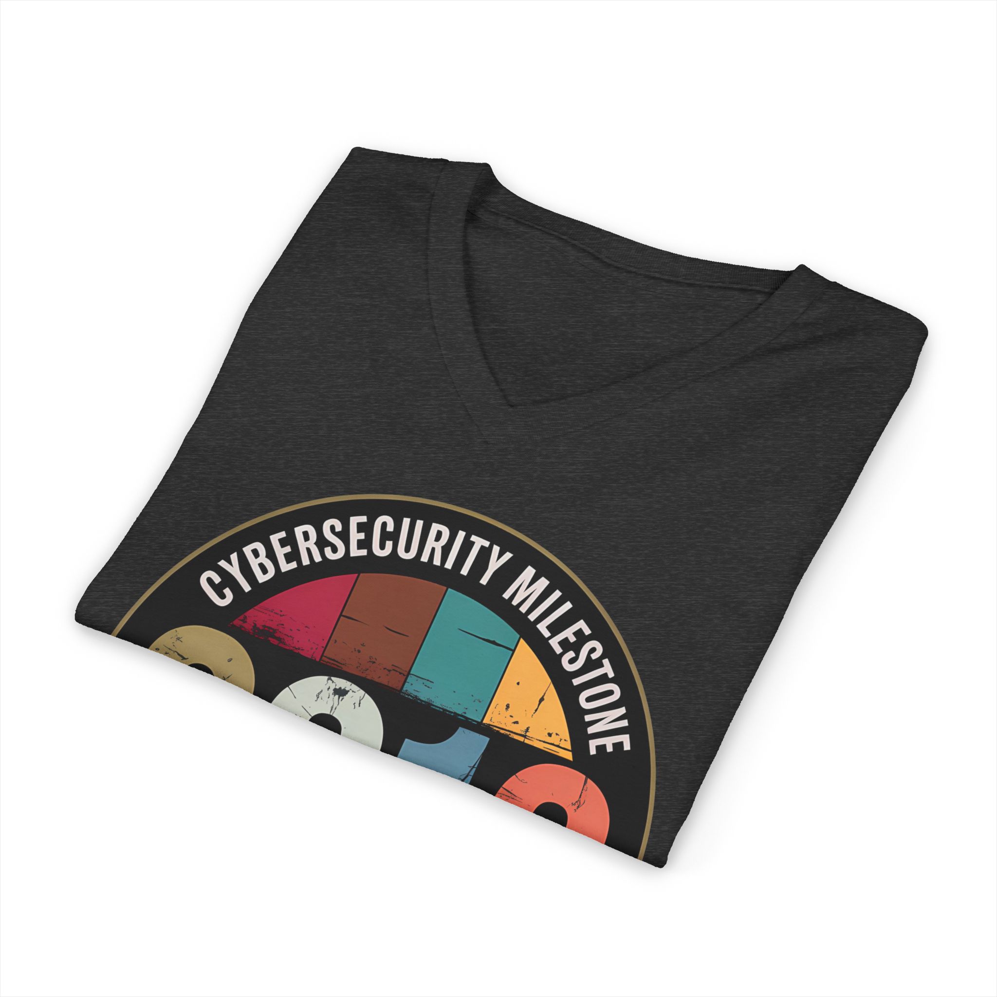 Stuxnet Cyber Milestone V-Neck Tee