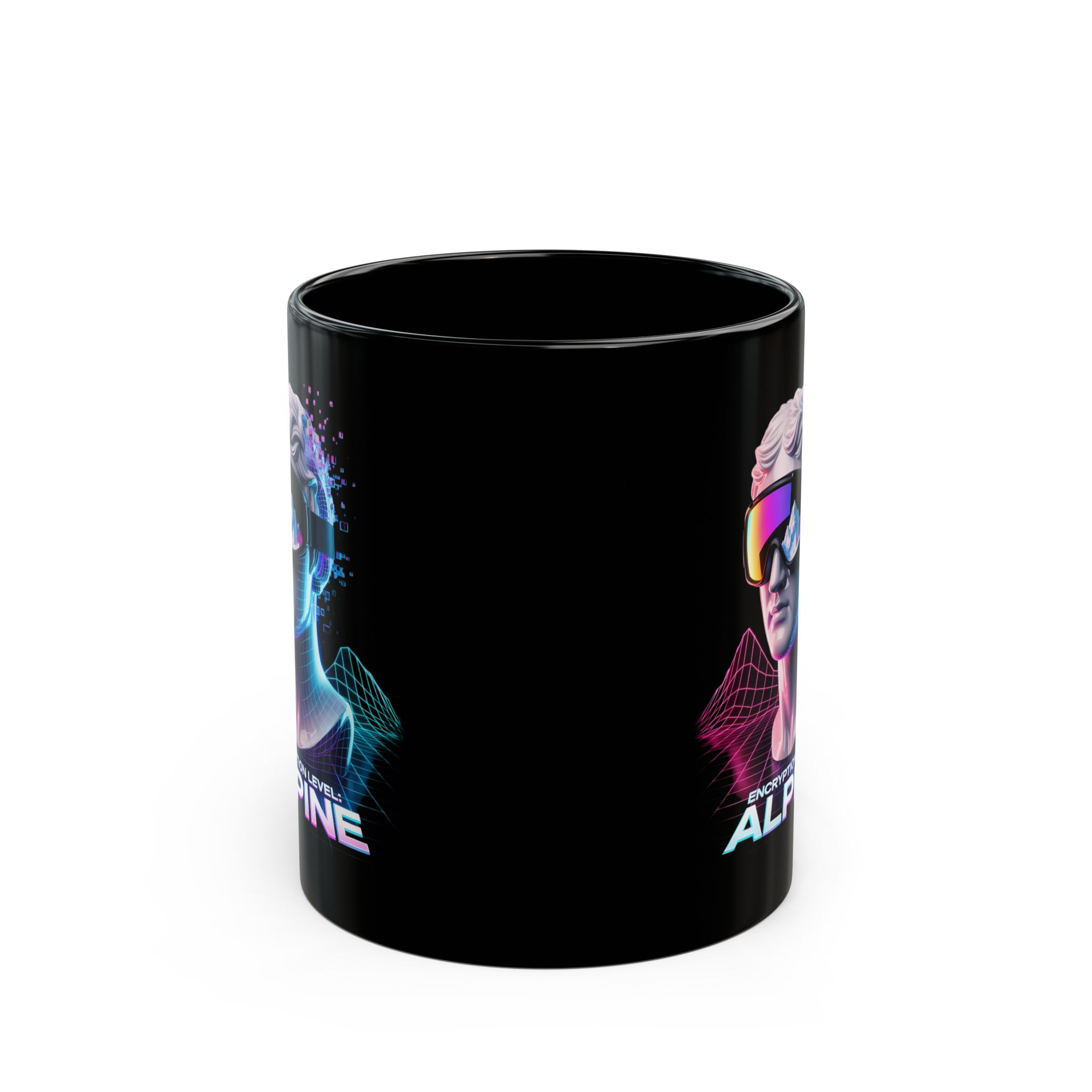 Cybersecurity Encryption Level Alpine Coffee Mug