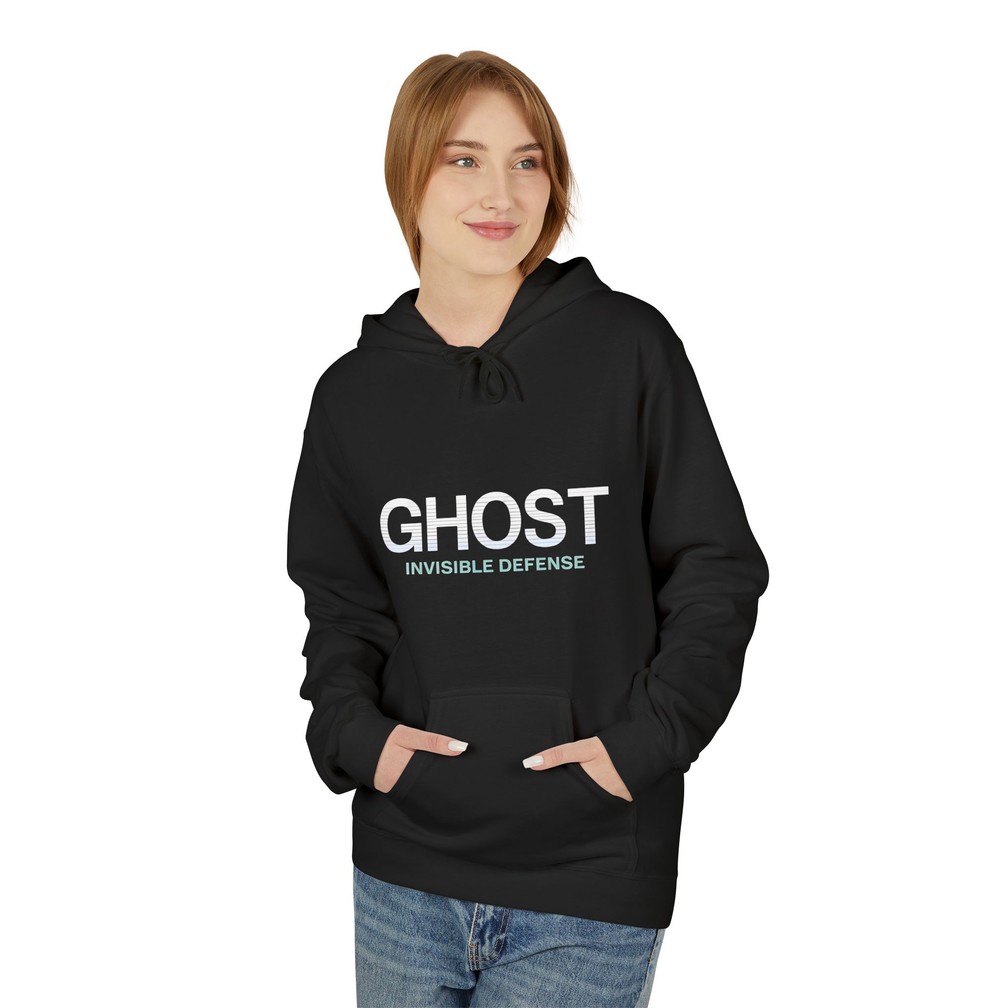 Ghost Invisible Defense Hacker Softstyle Hoodie