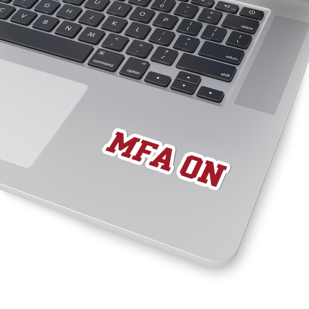 MFA ON Cybersecurity Sticker