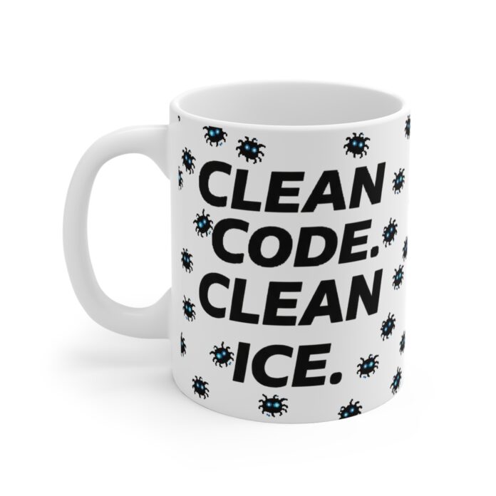 Clean Code Clean Ice Programmer Cybersecurity Mug