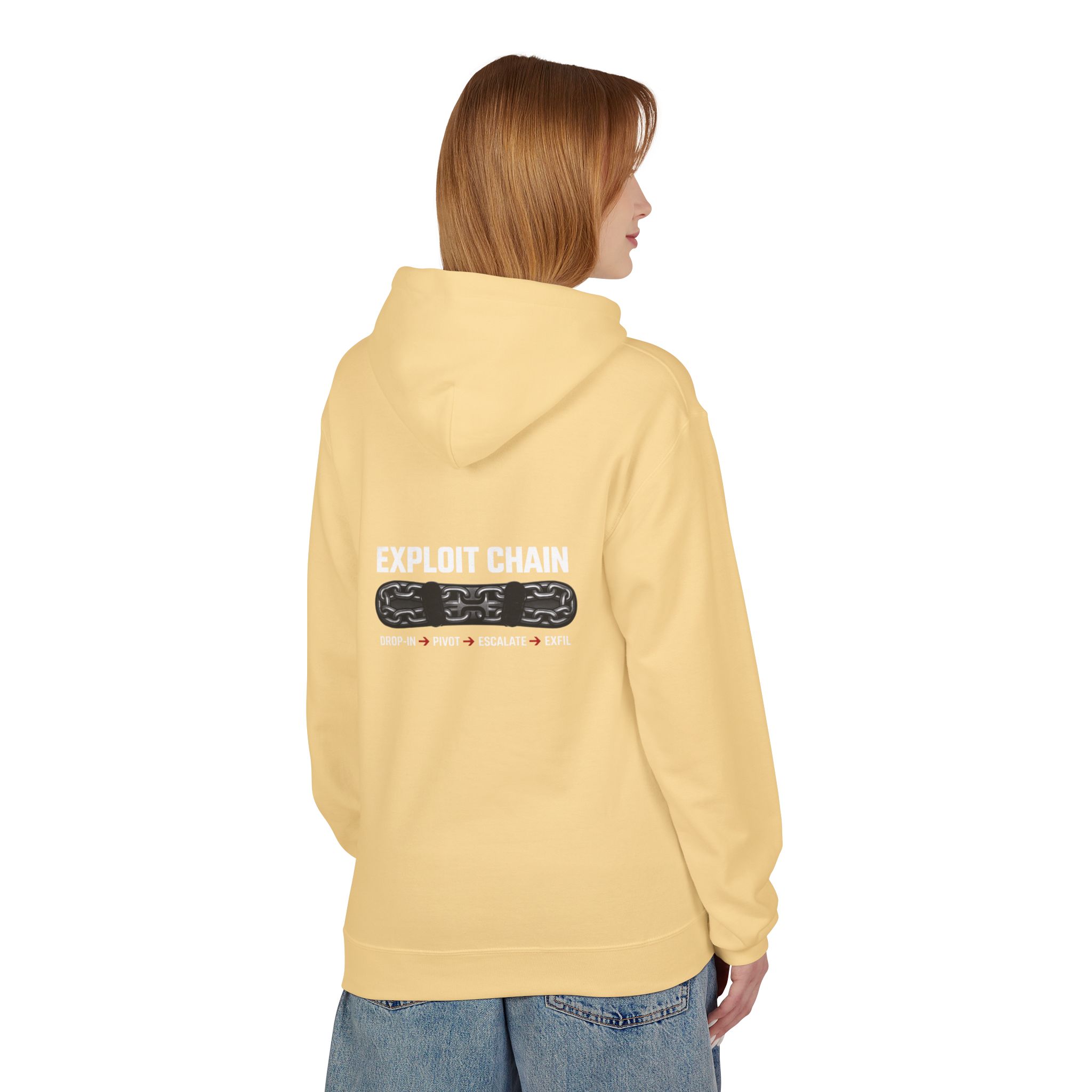 Exploit Chain Cybersecurity Softstyle Hoodie