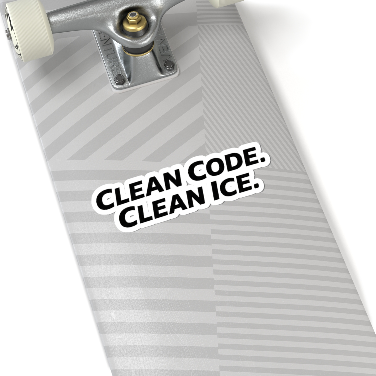 CLEAN CODE. CLEAN ICE. Sticker