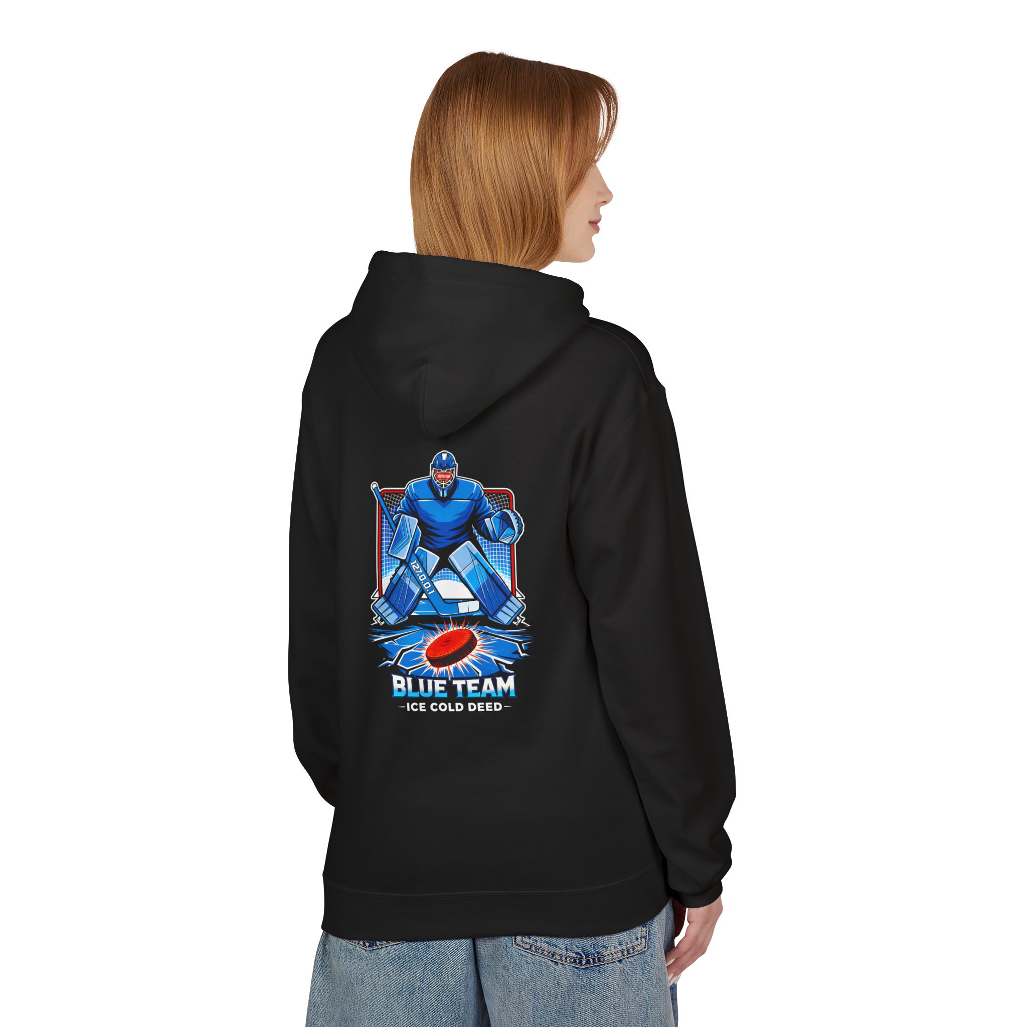 Blue Team 127.0.0.1 Goalie Hoodie