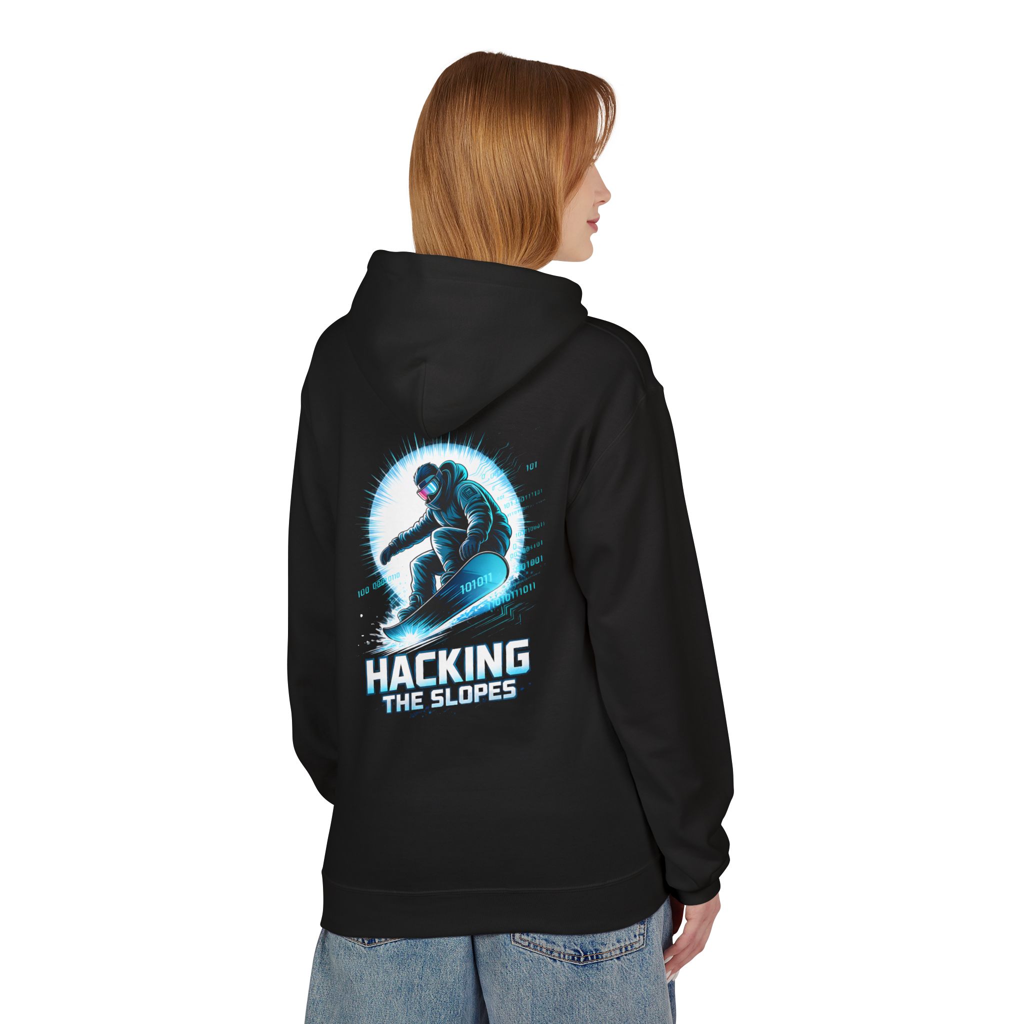 Hacking the Slopes Cybersecurity Softstyle Hoodie