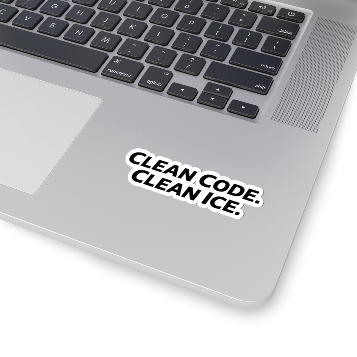 CLEAN CODE. CLEAN ICE. Sticker