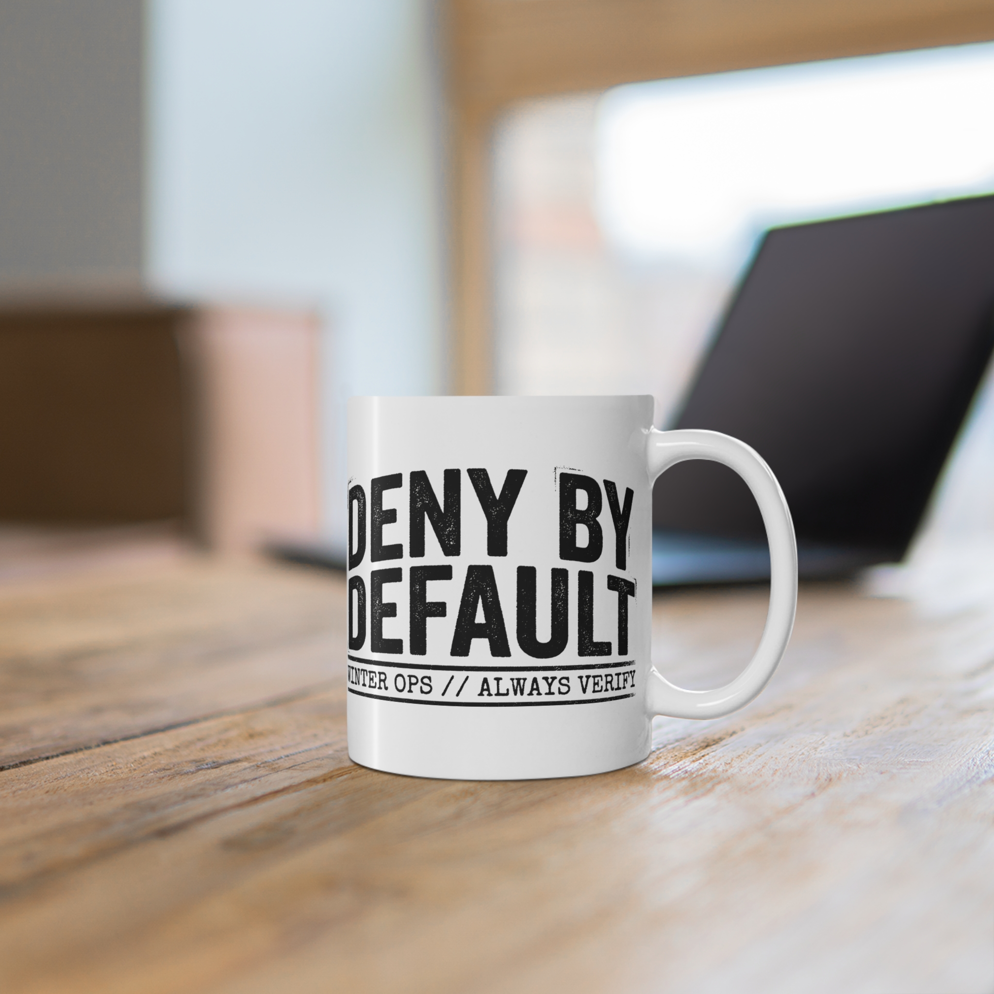 15344929882399068443_2048.jpeg Deny By Default Winter Ops Always Verify Cybersecurity Coffee Mug