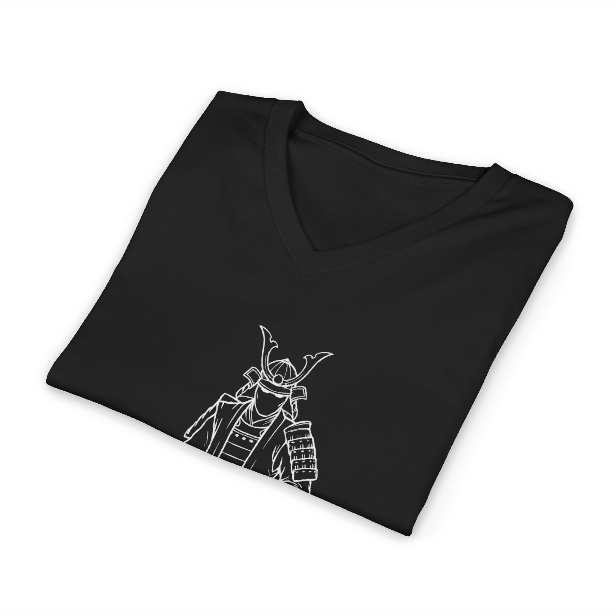The Chinese Characters declare Code Warrior V-Neck Tee