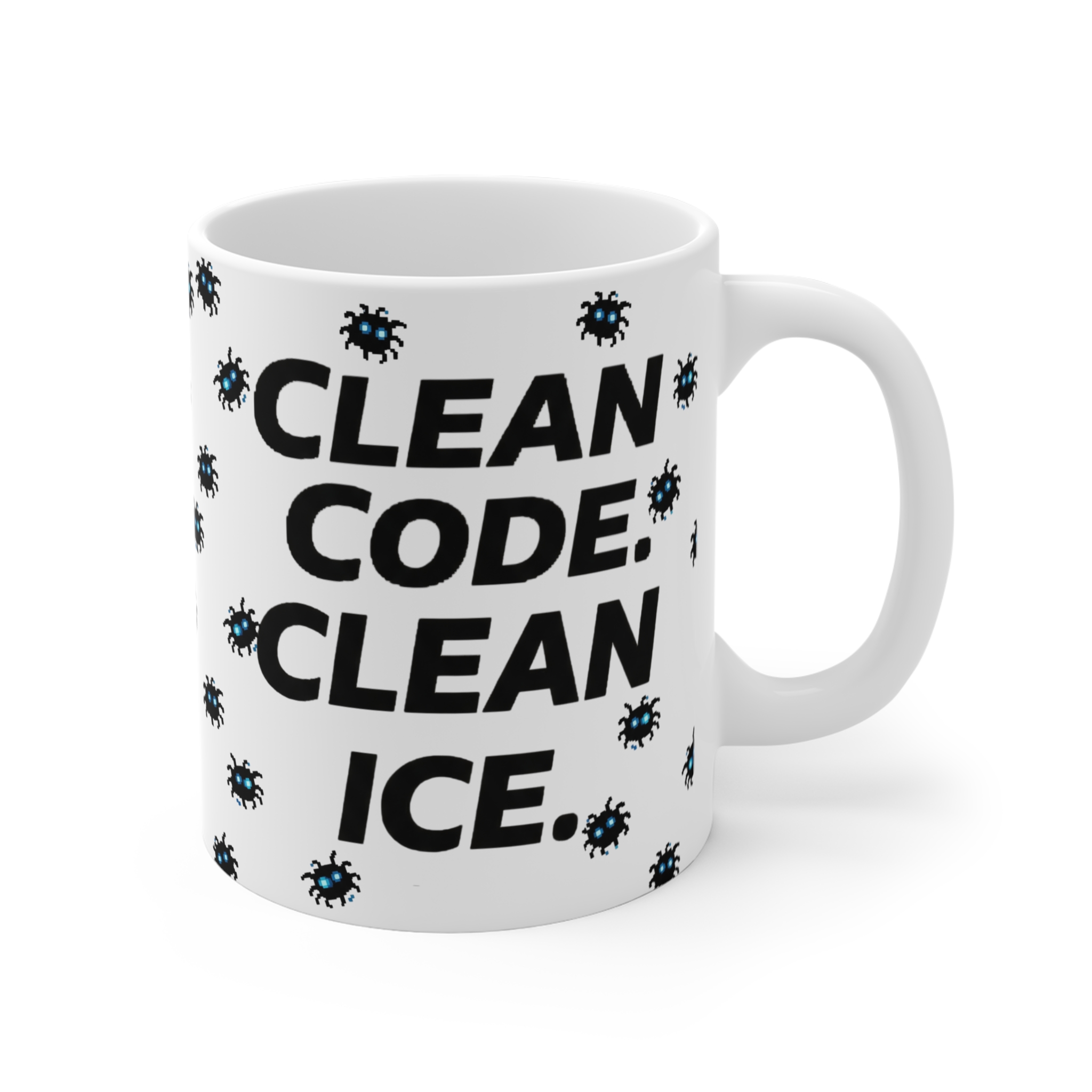 Clean Code Clean Ice Programmer Cybersecurity Mug