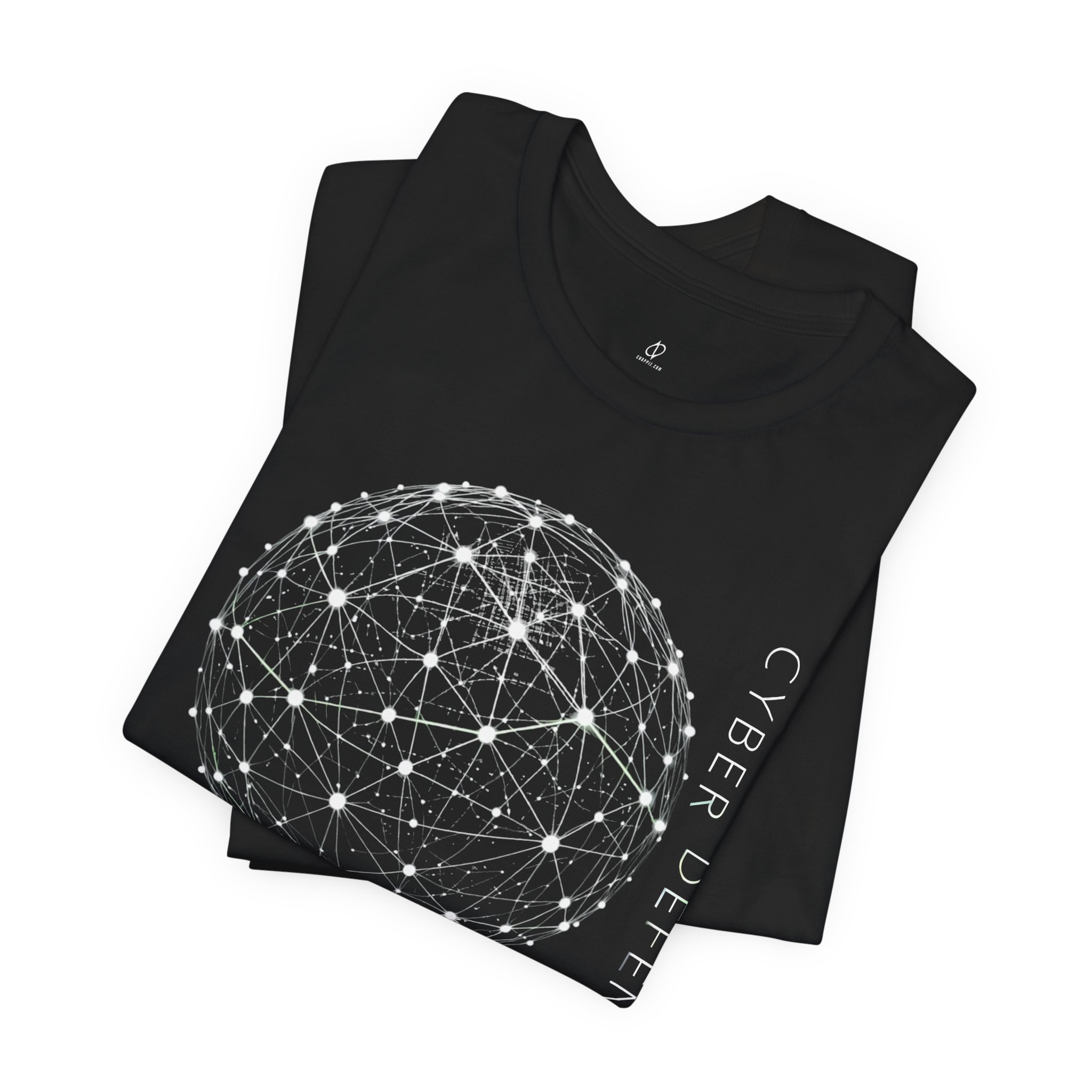 Cyber Defense Network Sphere Graphic T-Shirt