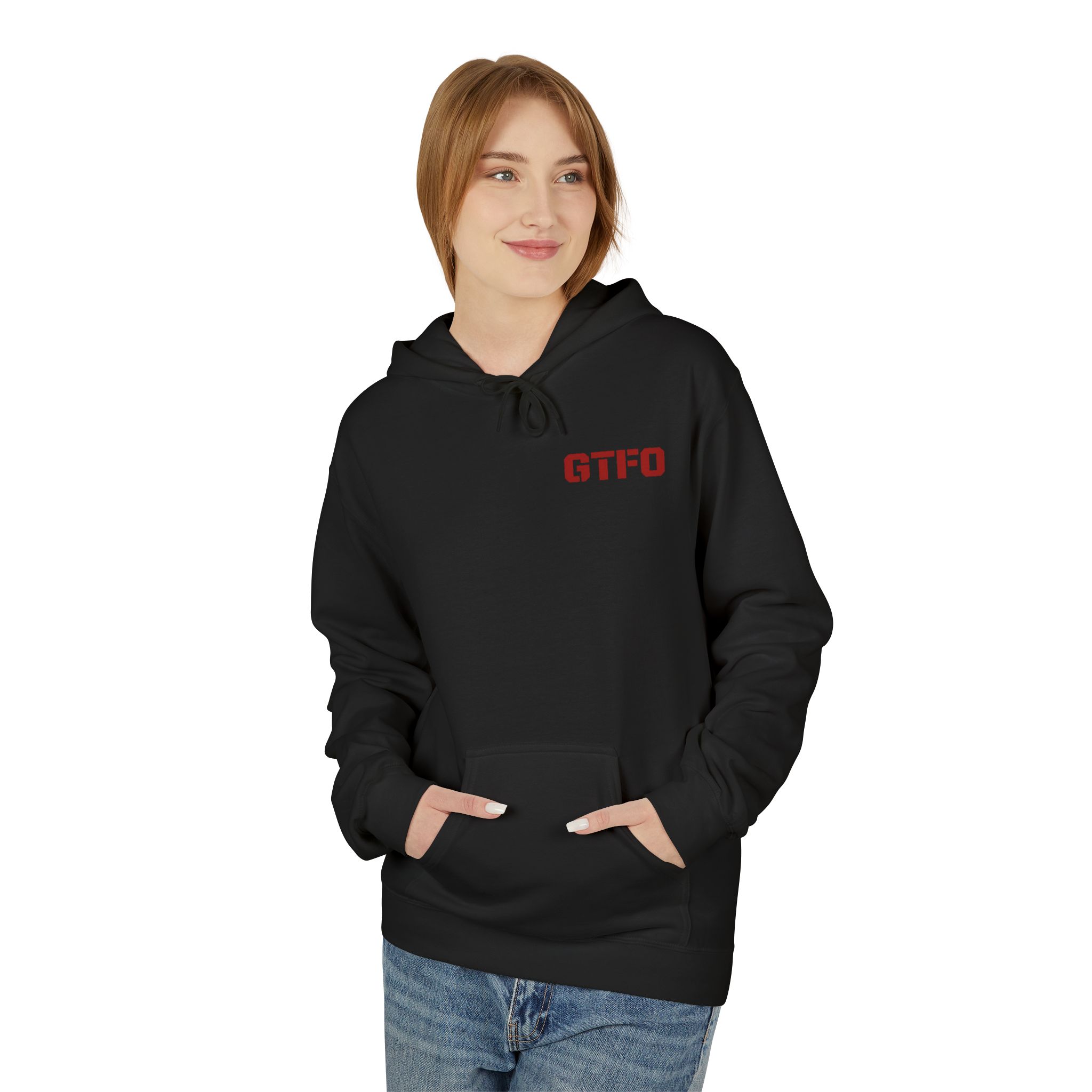 Least Privilege or GTFO Cybersecurity Softstyle Hoodie | Red Print
