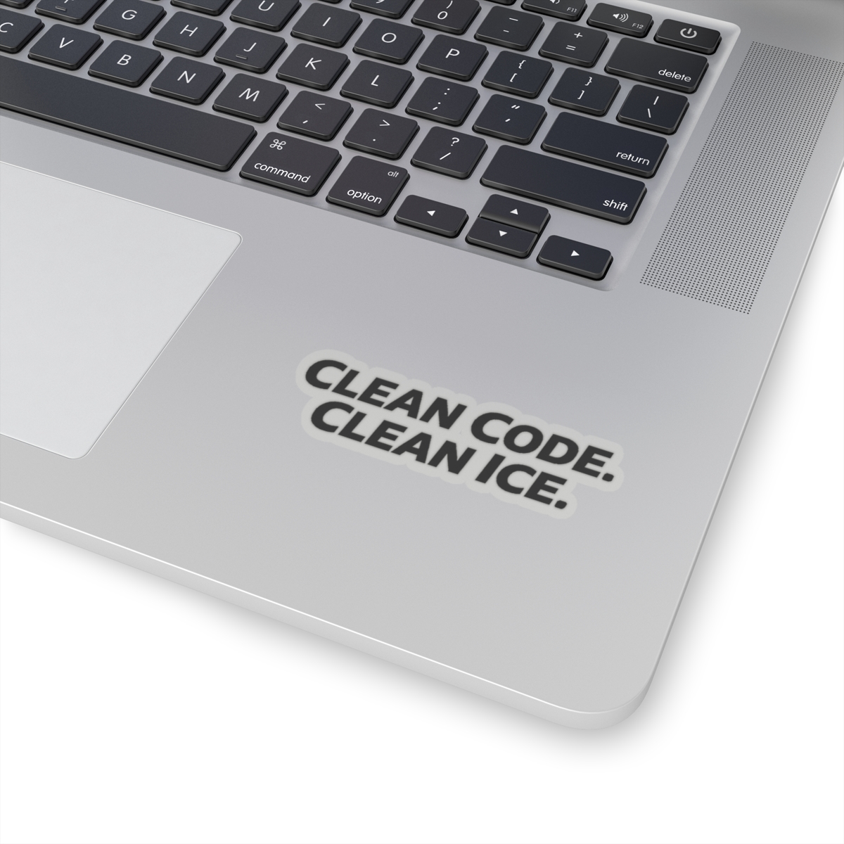 CLEAN CODE. CLEAN ICE. Sticker
