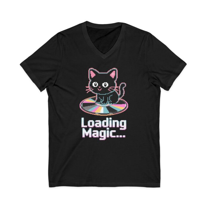 Loading Magic Cat V-Neck Tee