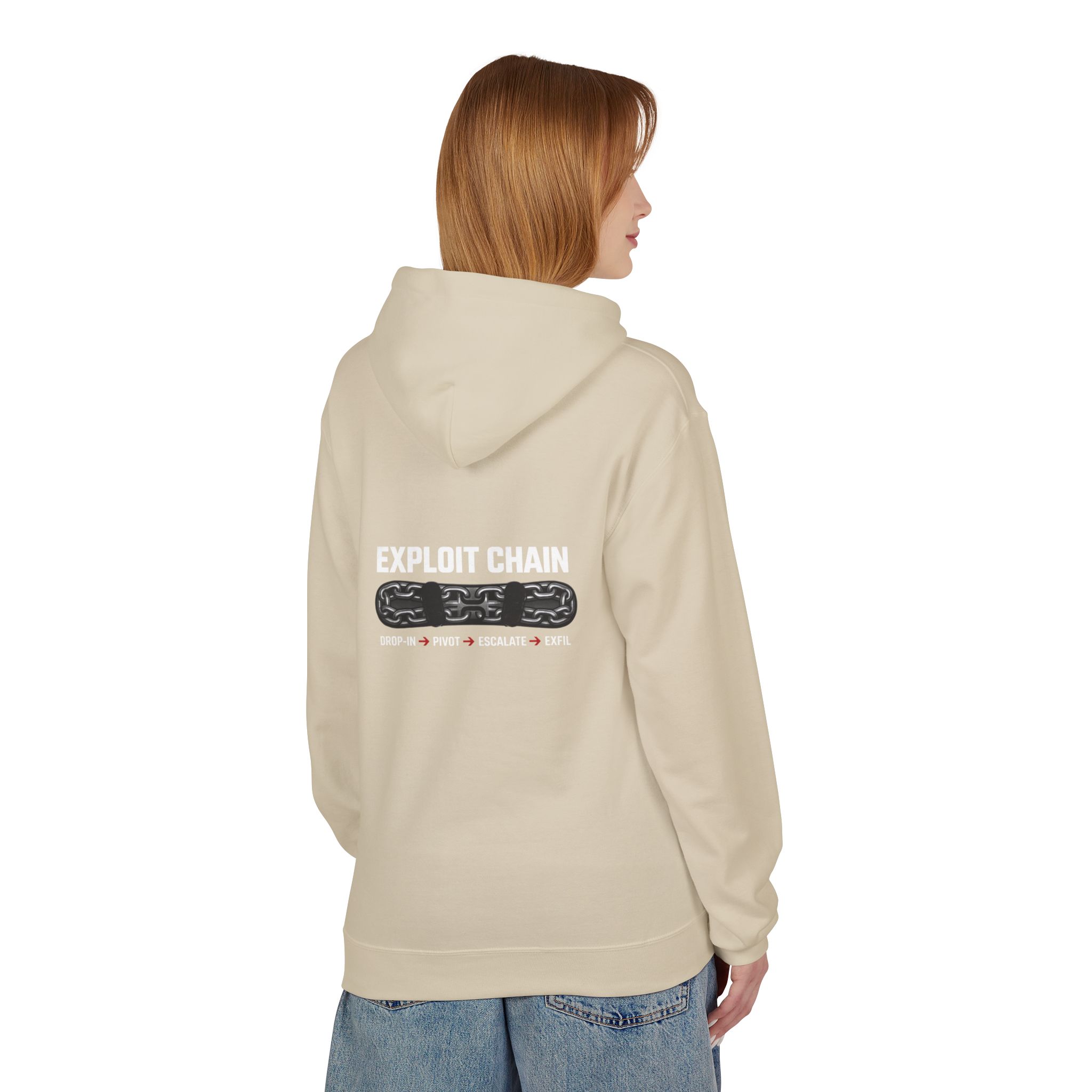 Exploit Chain Cybersecurity Softstyle Hoodie