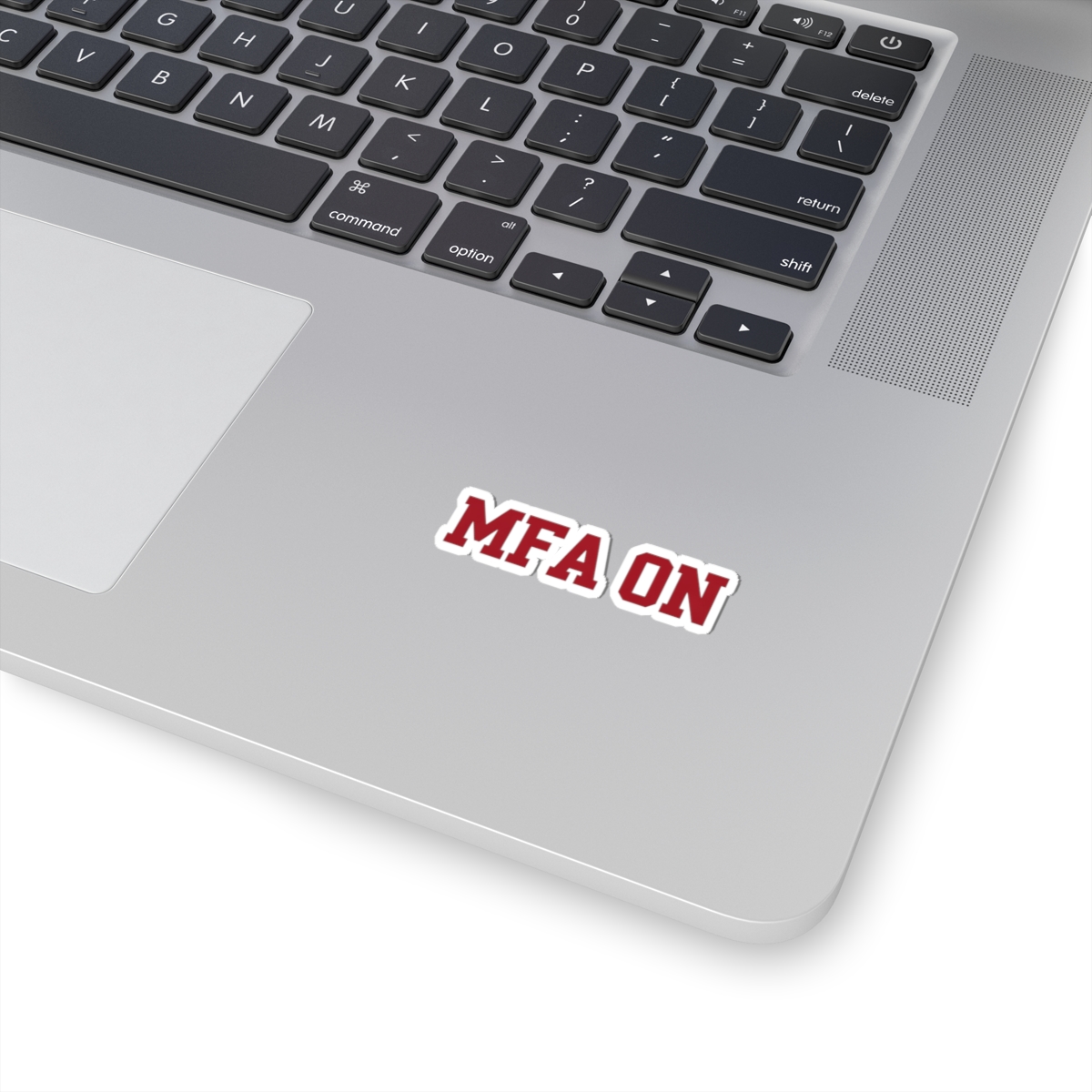 MFA ON Cybersecurity Sticker