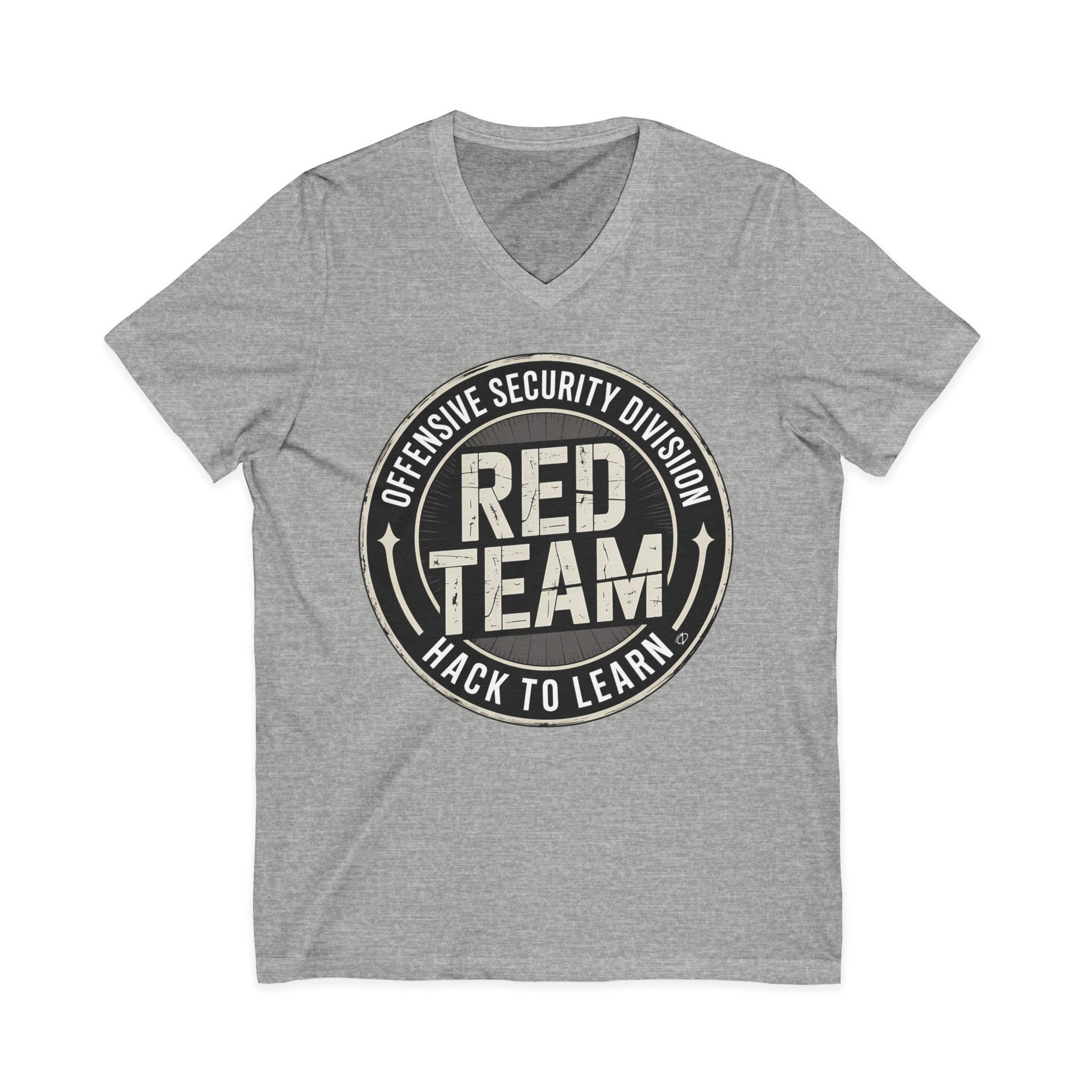 Red Team Cyber V-Neck Tee