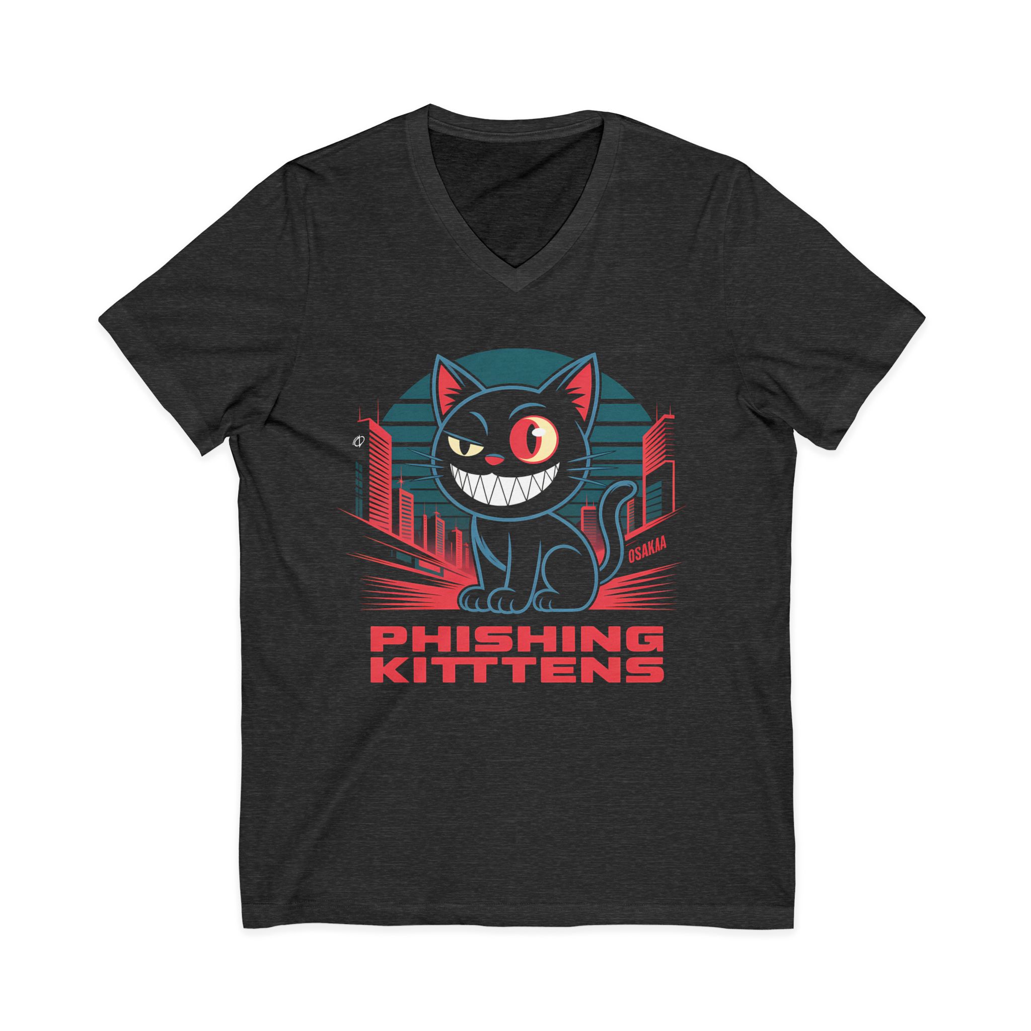 Phishing Kittens V-Neck Tee