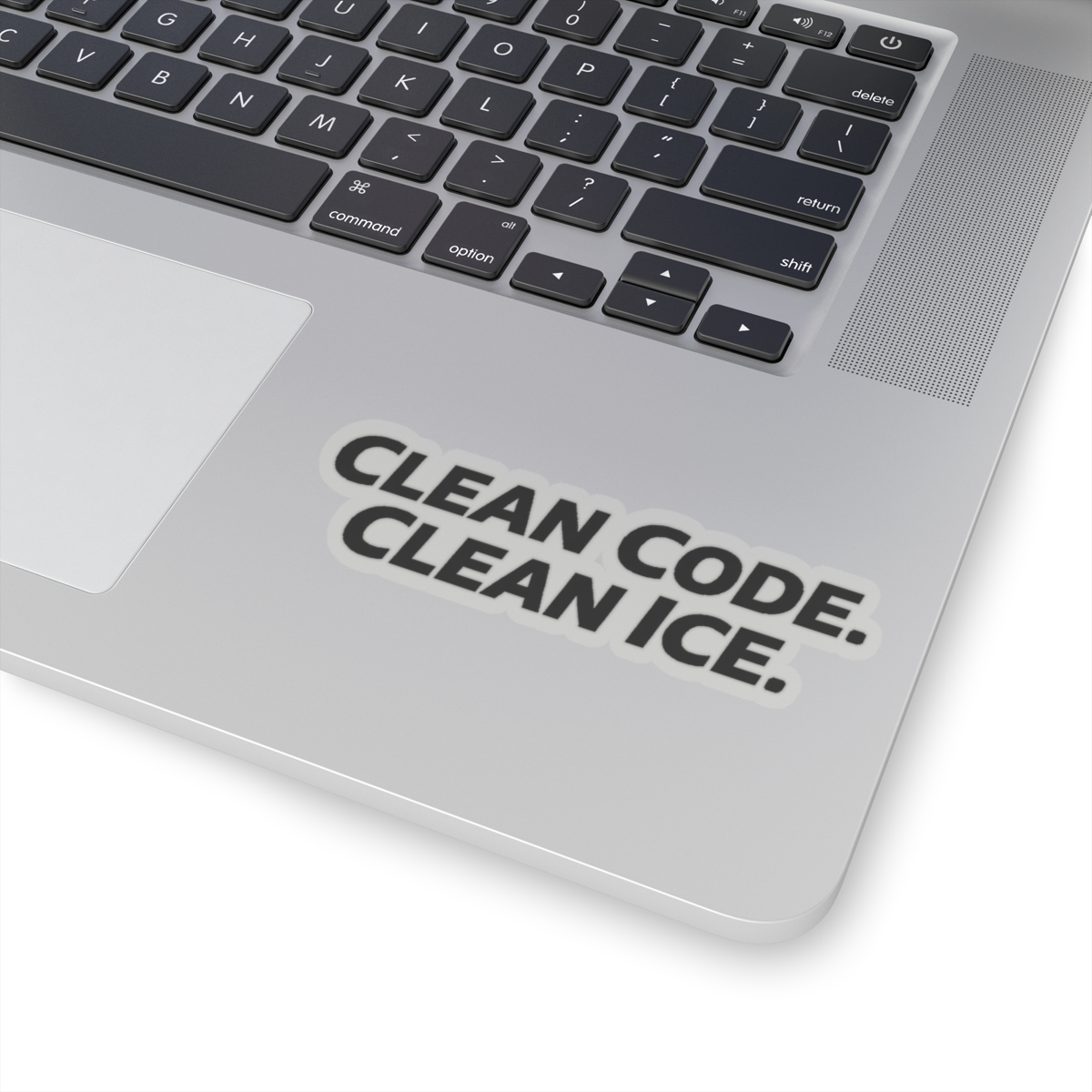 CLEAN CODE. CLEAN ICE. Sticker