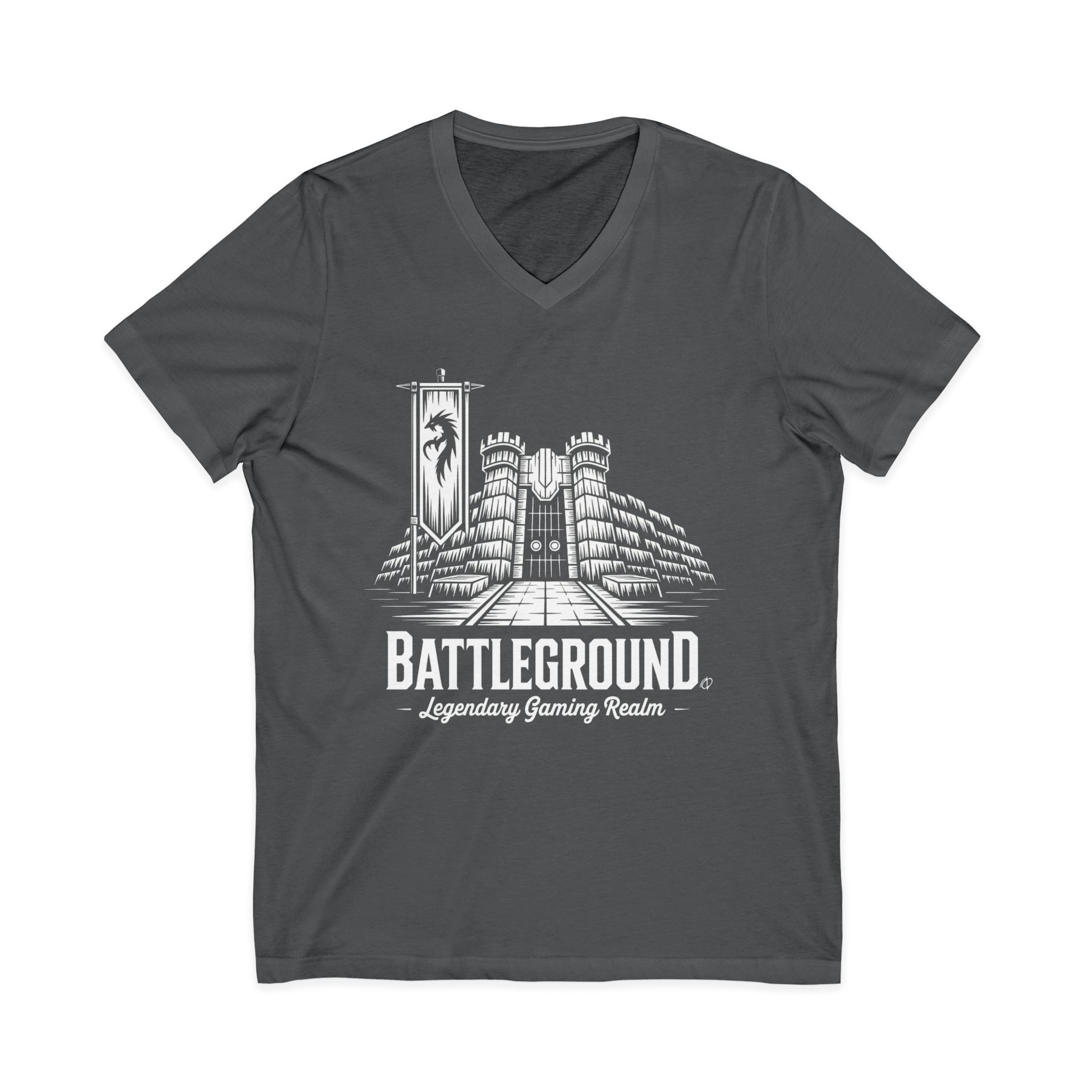 Battleground Fortress V-Neck Tee