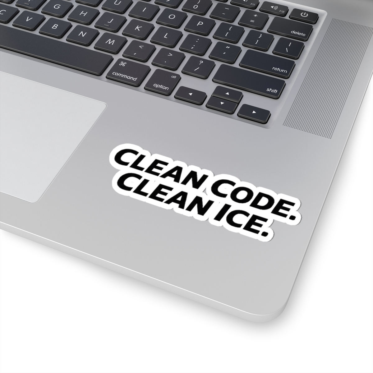CLEAN CODE. CLEAN ICE. Sticker