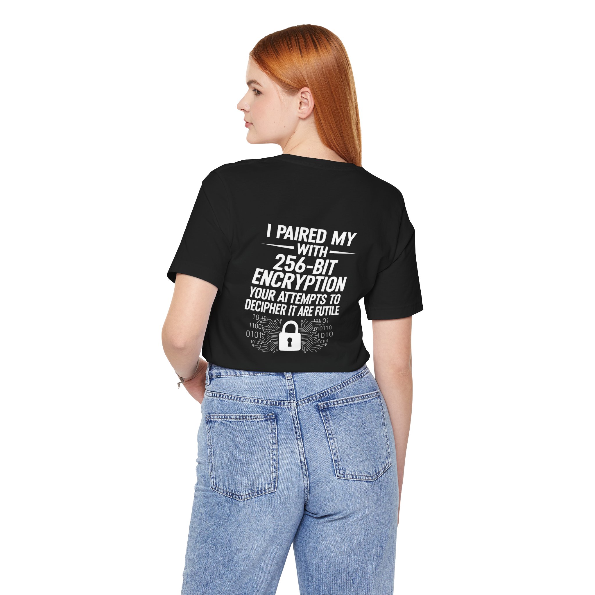 256-Bit Encryption Cybersecurity T-Shirt