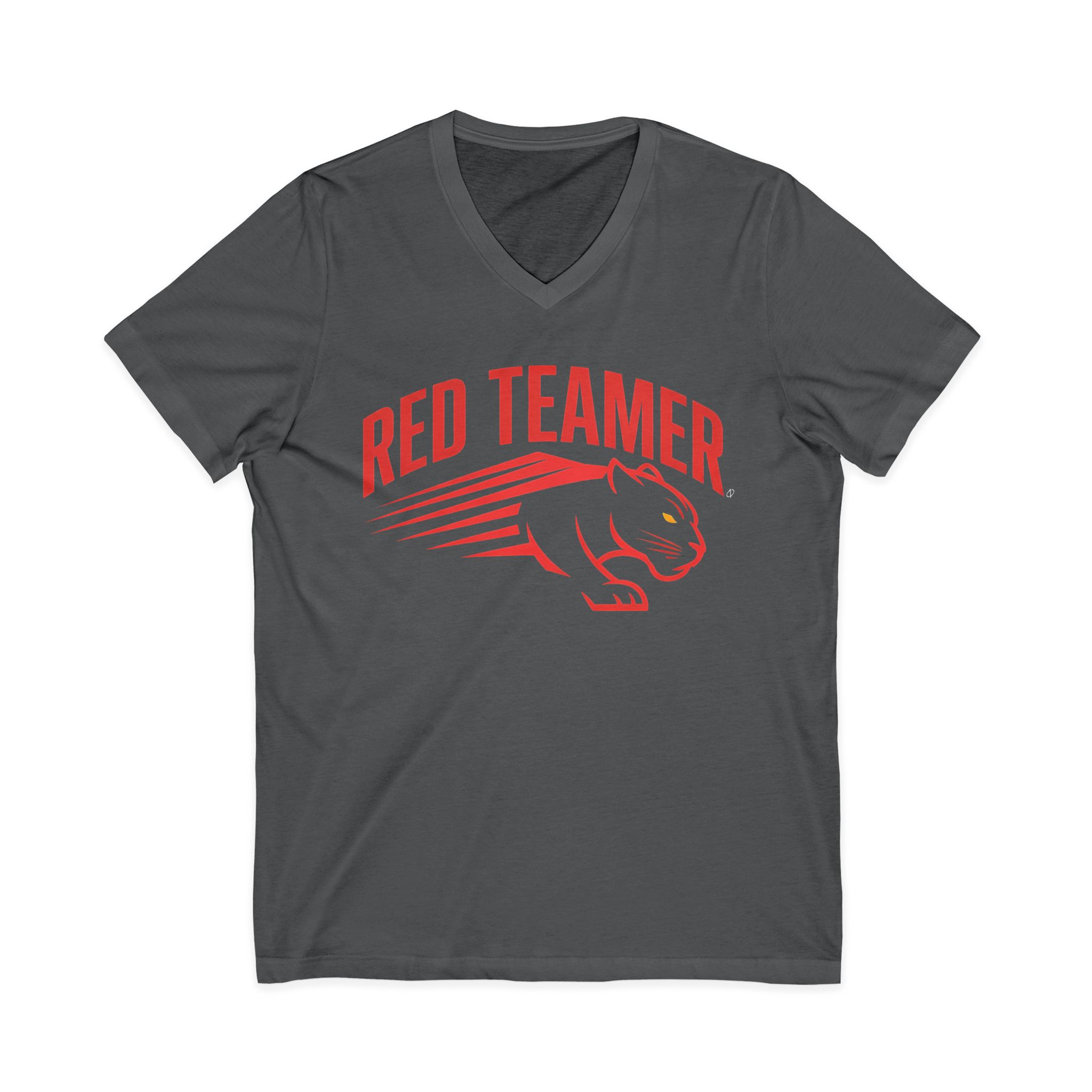 Red Teamer Panther V-Neck Tee