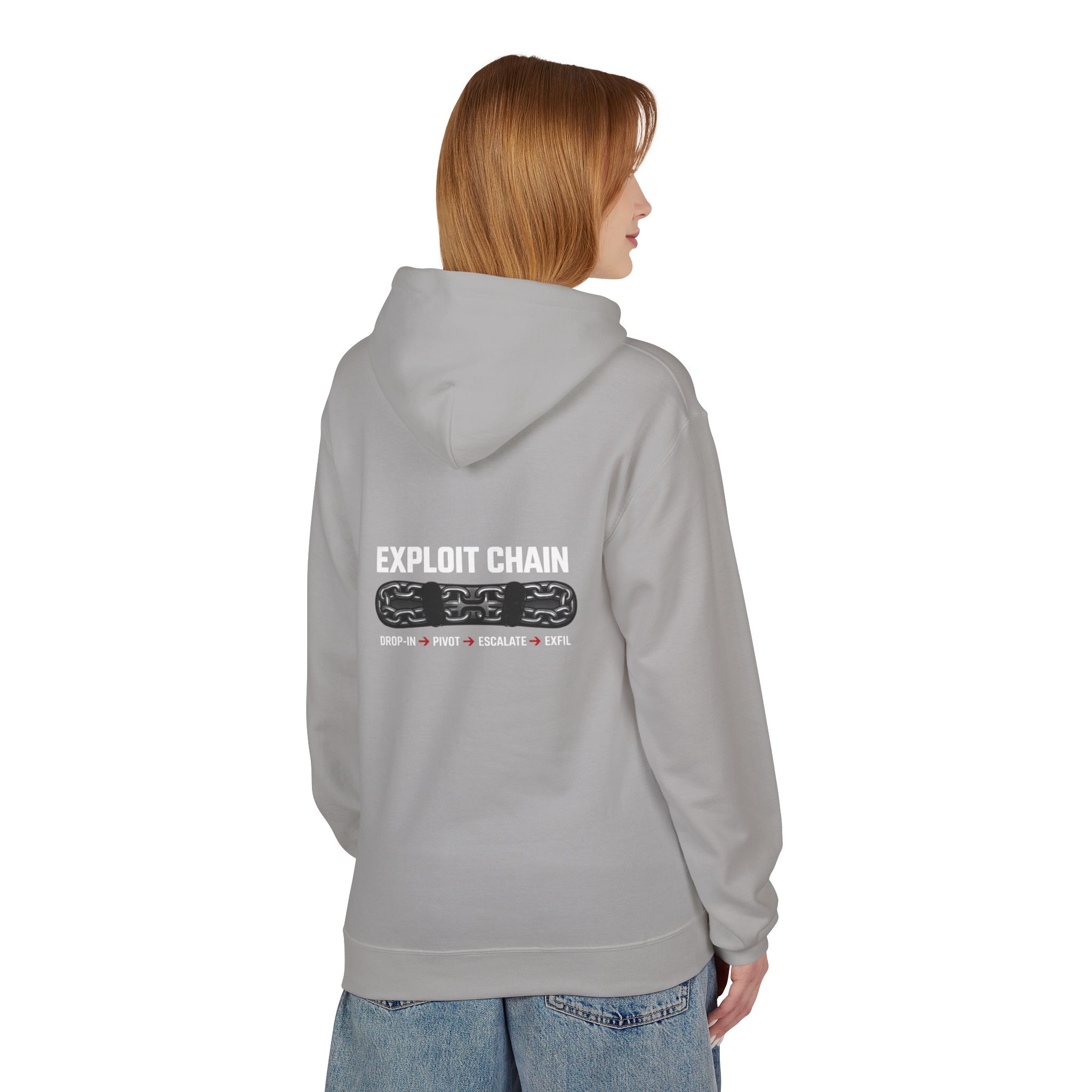 Exploit Chain Cybersecurity Softstyle Hoodie