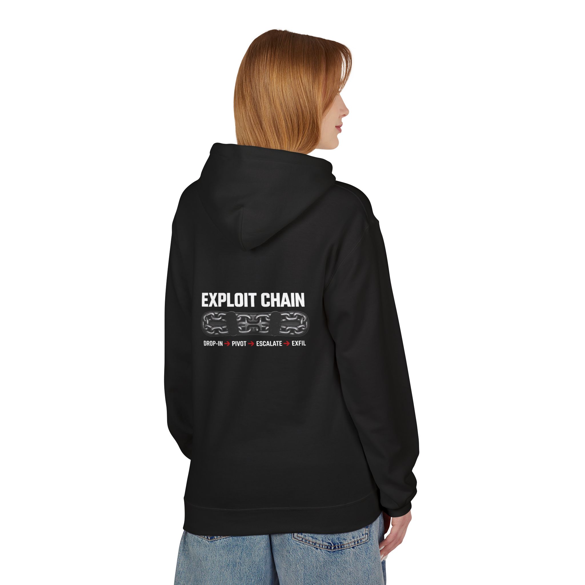 Exploit Chain Cybersecurity Softstyle Hoodie