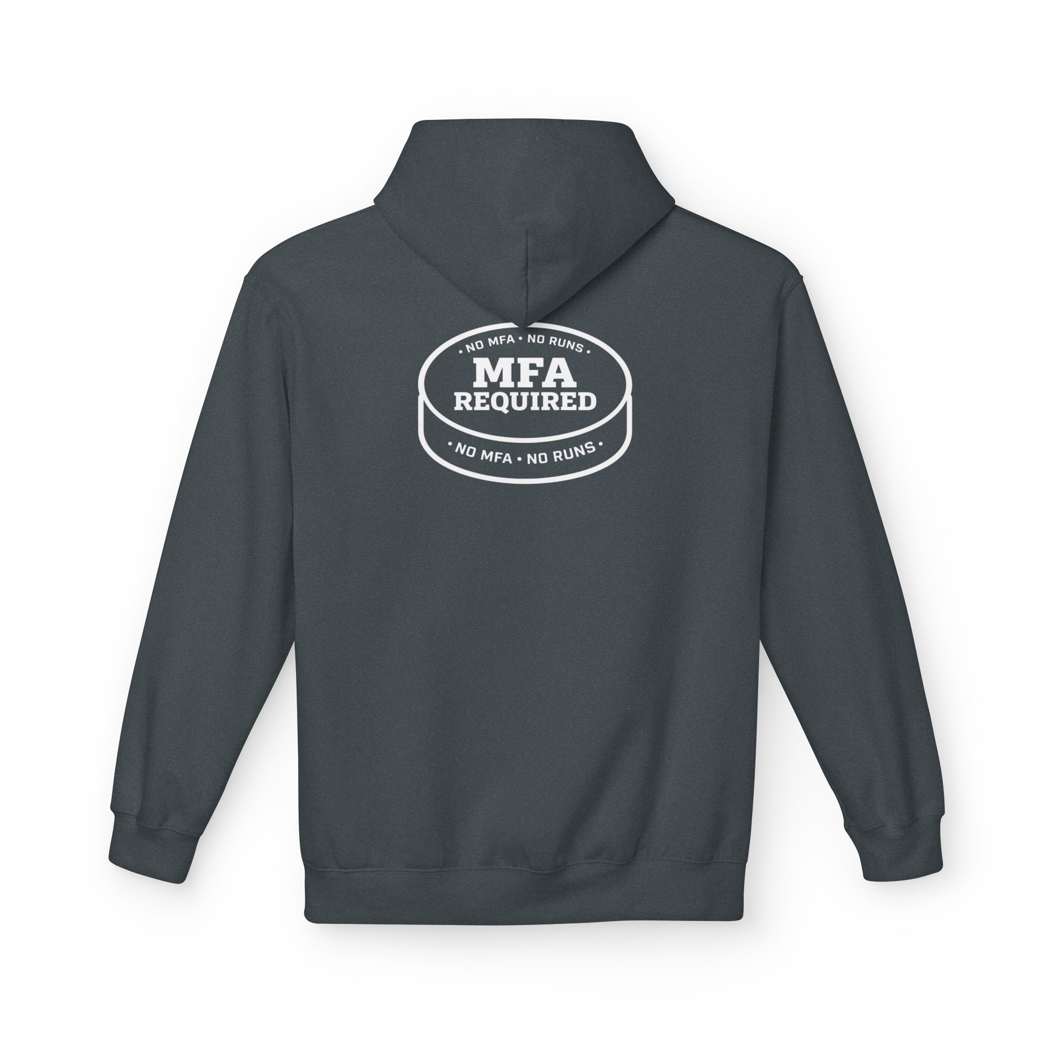MFA Required Softstyle Hoodie | No MFA No Runs Cybersecurity Winter Streetwear