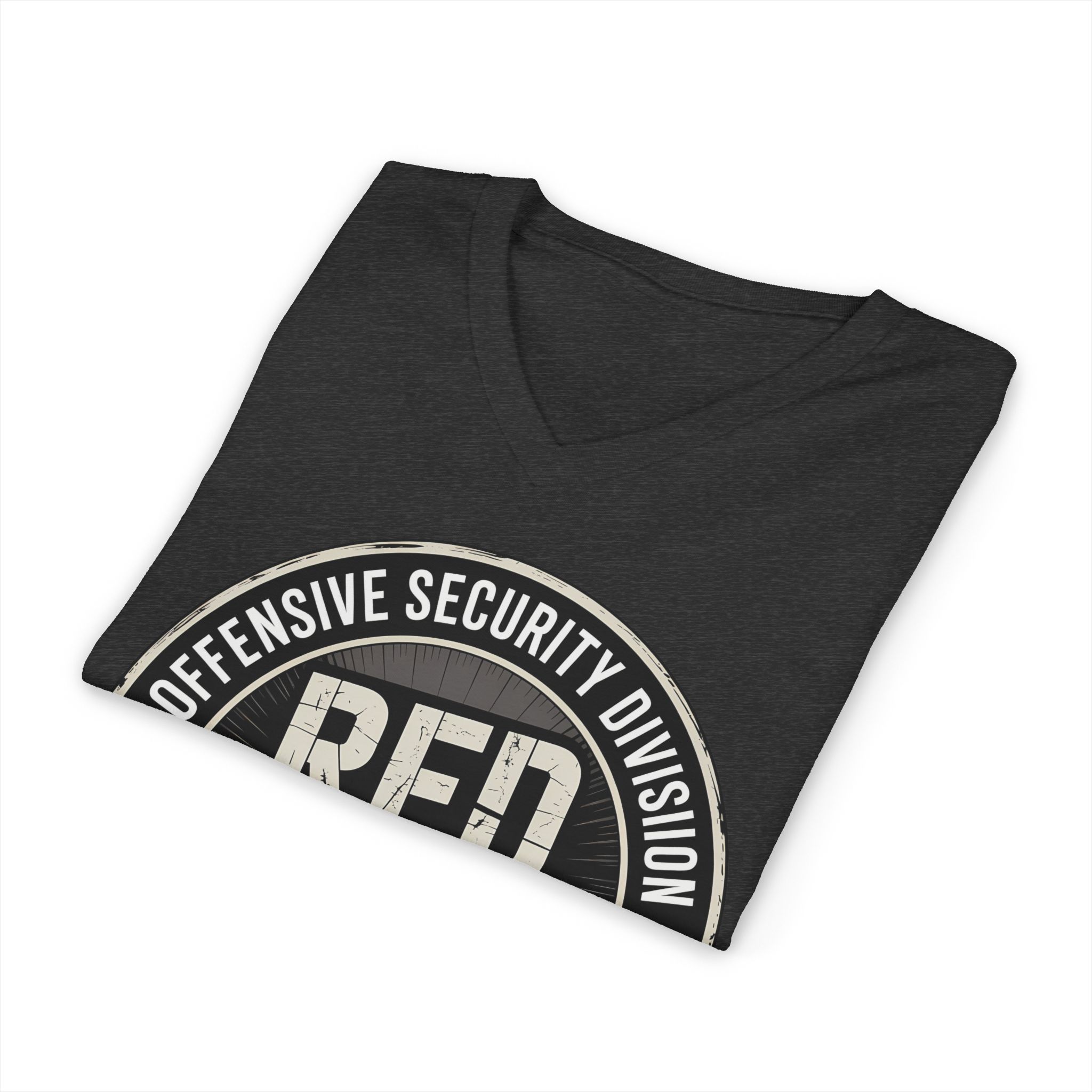 Red Team Cyber V-Neck Tee